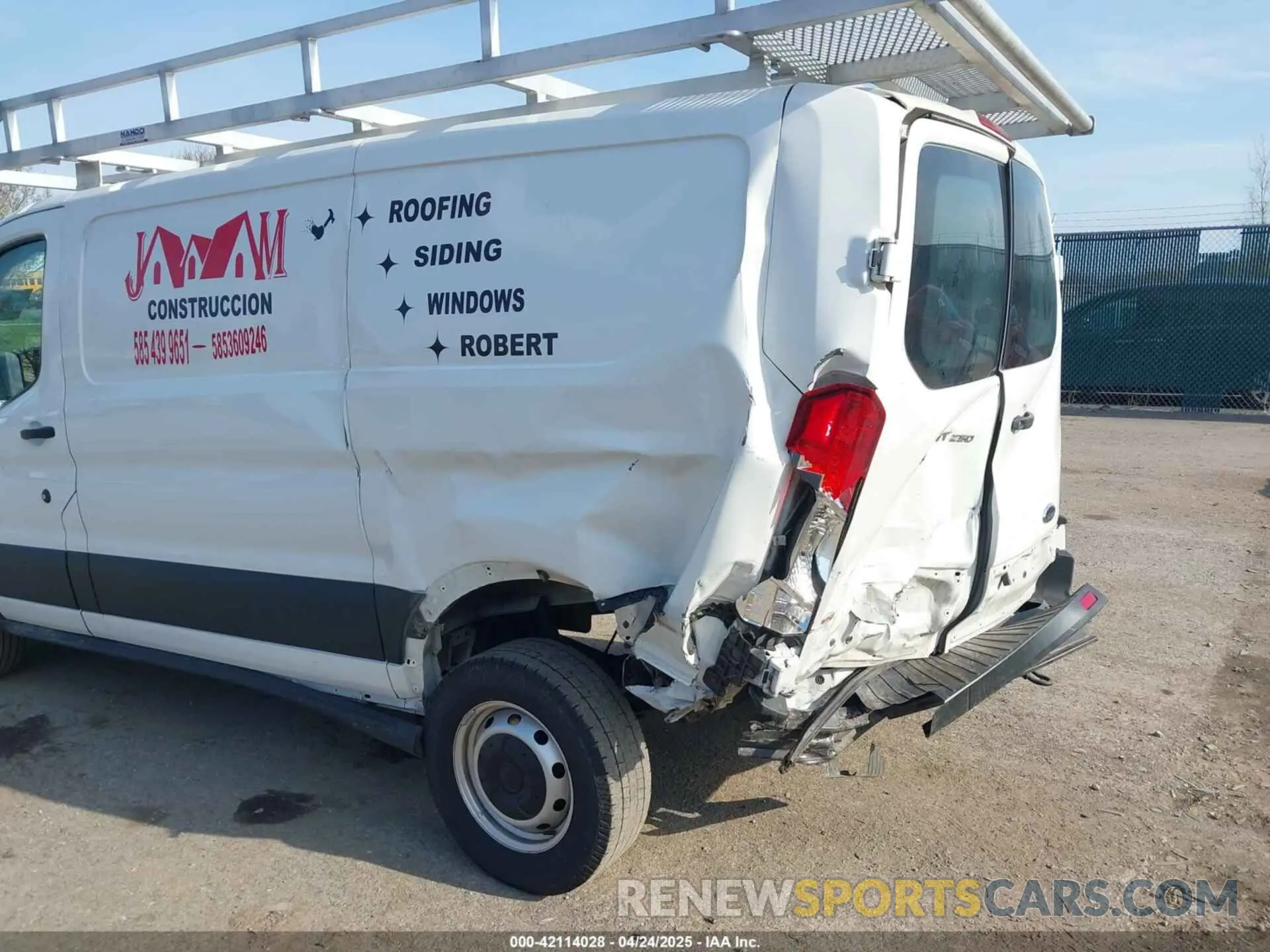 6 Фотография поврежденного автомобиля 1FTBR1Y88LKB73501 FORD TRANSIT-250 2020