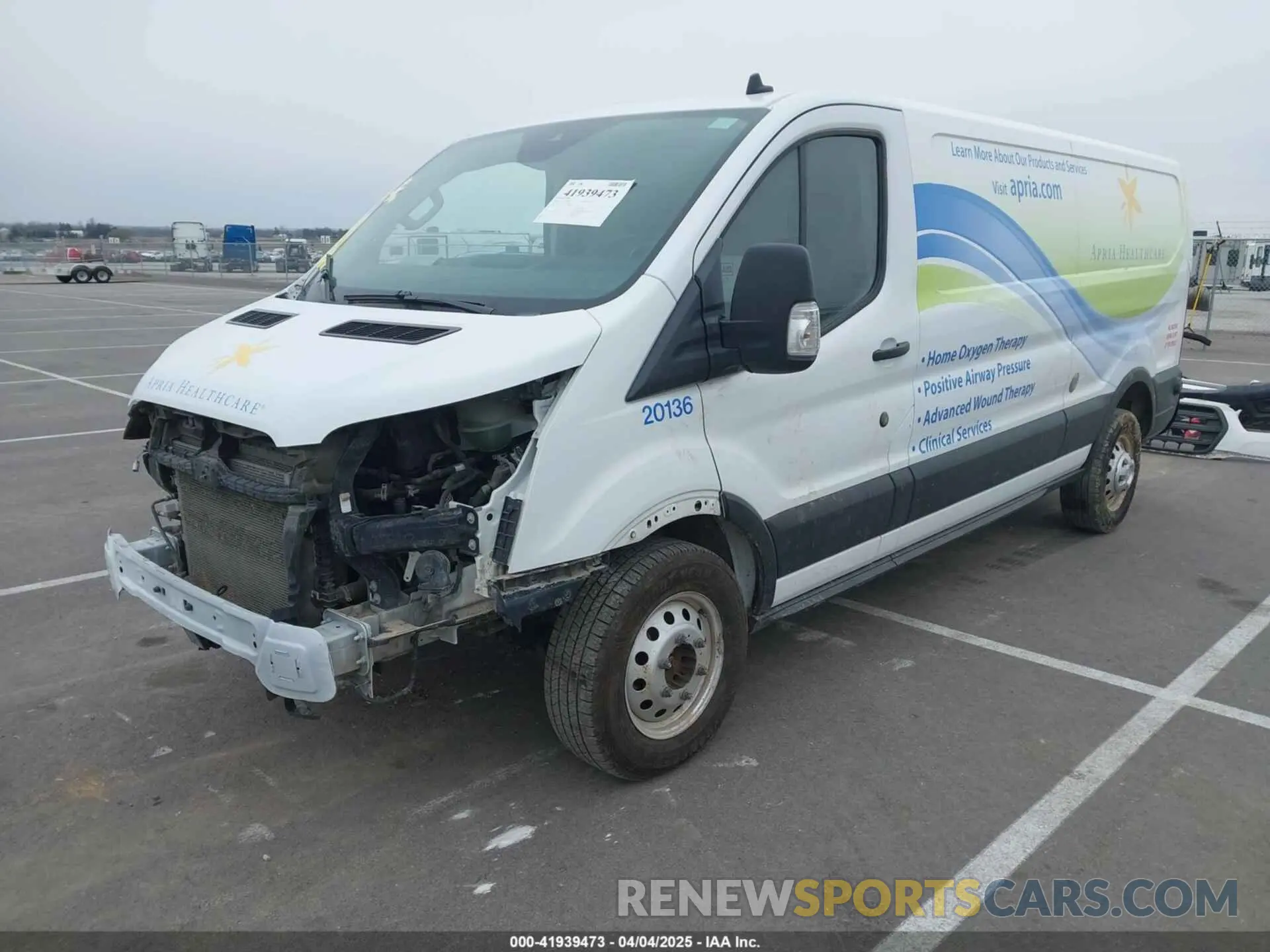 2 Фотография поврежденного автомобиля 1FTBR2Y80LKA74788 FORD TRANSIT-250 2020