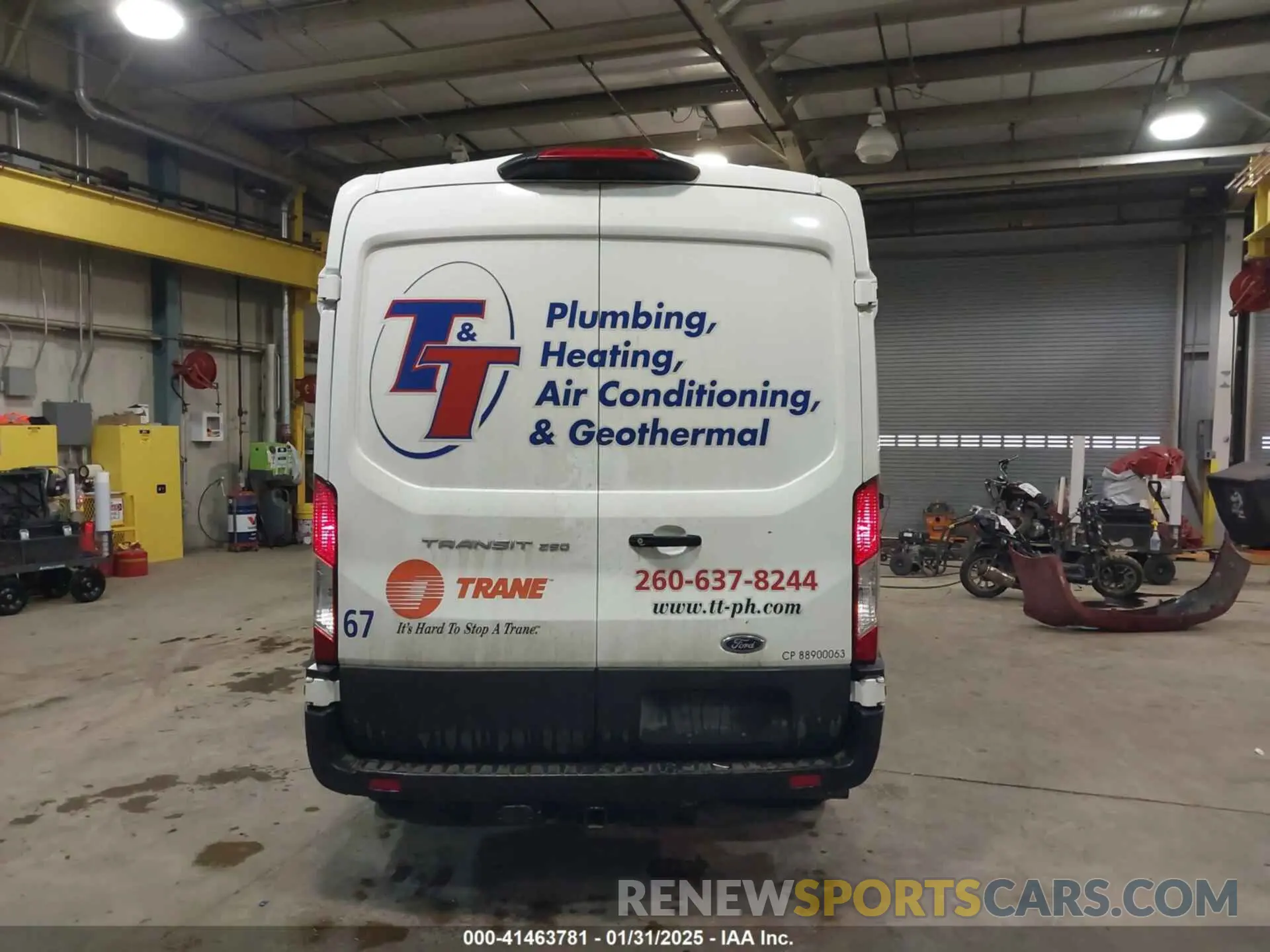 17 Фотография поврежденного автомобиля 1FTBR1C82MKA29712 FORD TRANSIT-250 2021