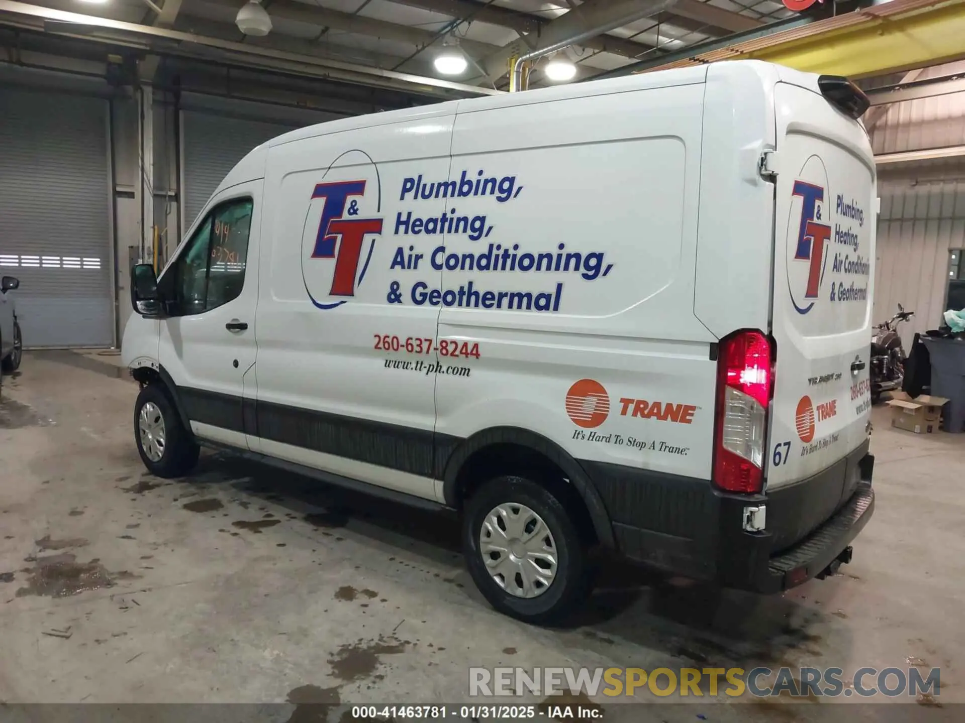 3 Фотография поврежденного автомобиля 1FTBR1C82MKA29712 FORD TRANSIT-250 2021