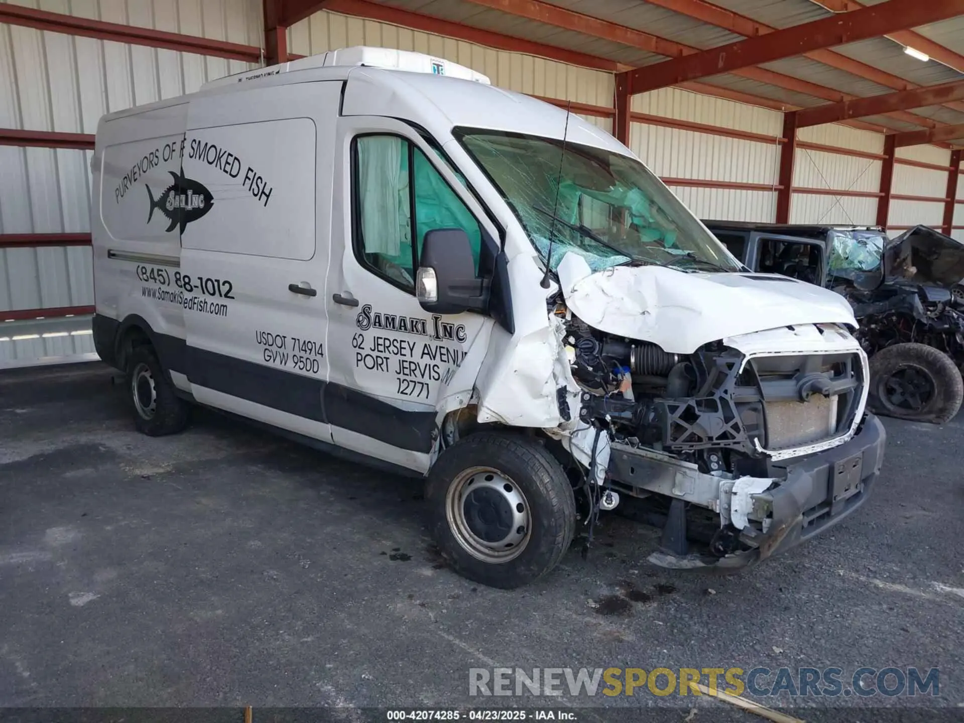 1 Фотография поврежденного автомобиля 1FTBR1C86MKA10399 FORD TRANSIT-250 2021