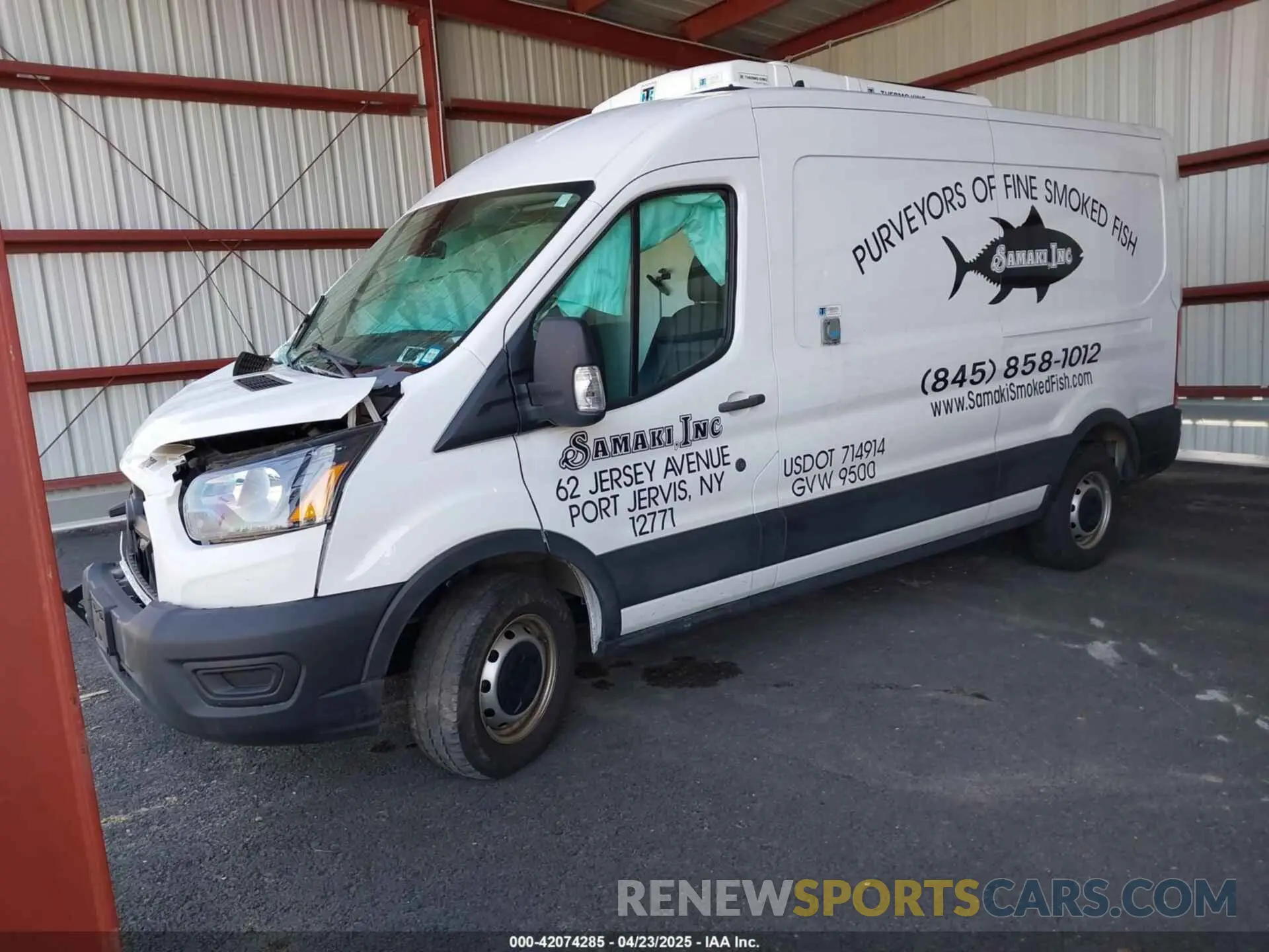 2 Фотография поврежденного автомобиля 1FTBR1C86MKA10399 FORD TRANSIT-250 2021