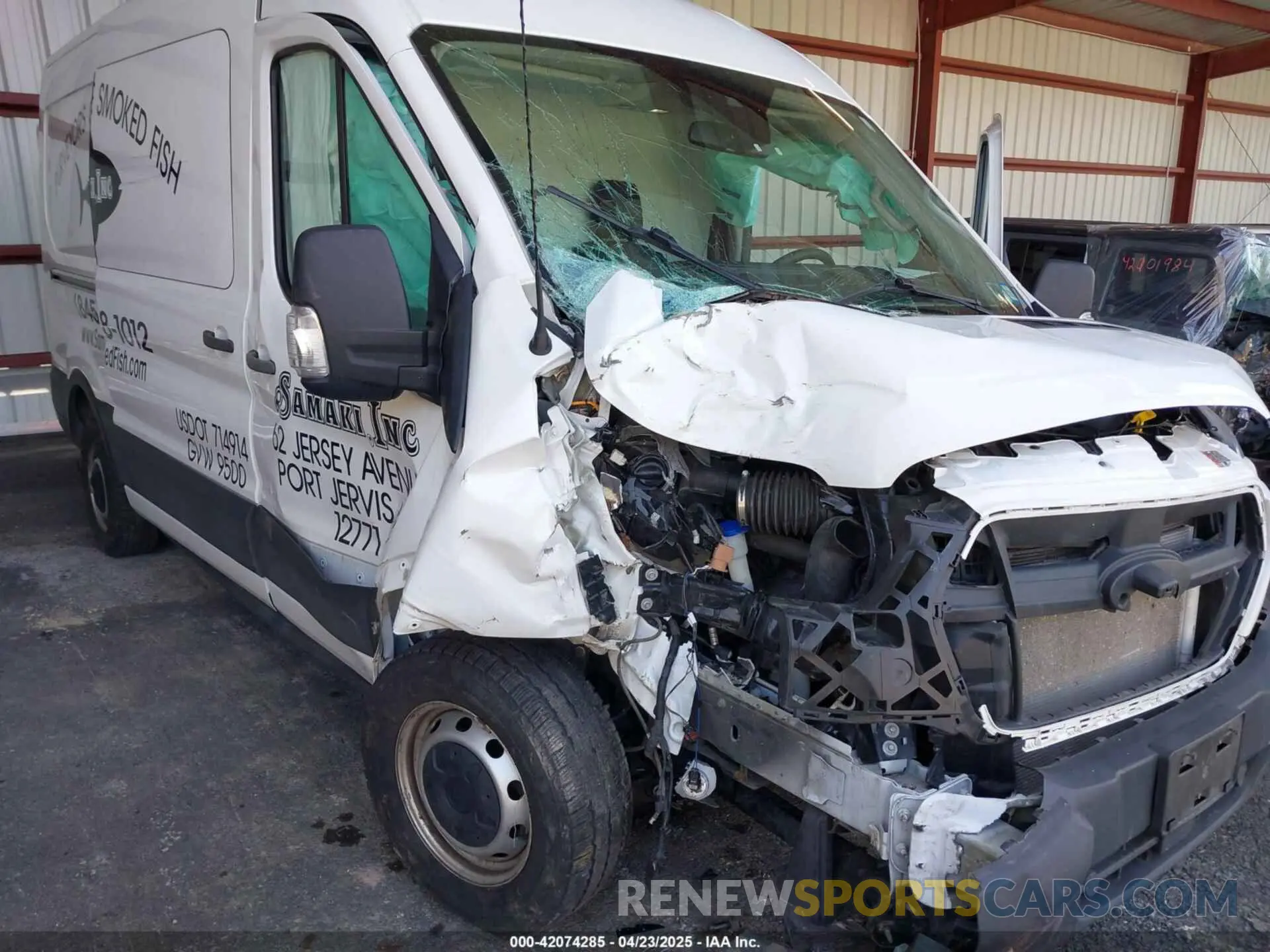 6 Фотография поврежденного автомобиля 1FTBR1C86MKA10399 FORD TRANSIT-250 2021