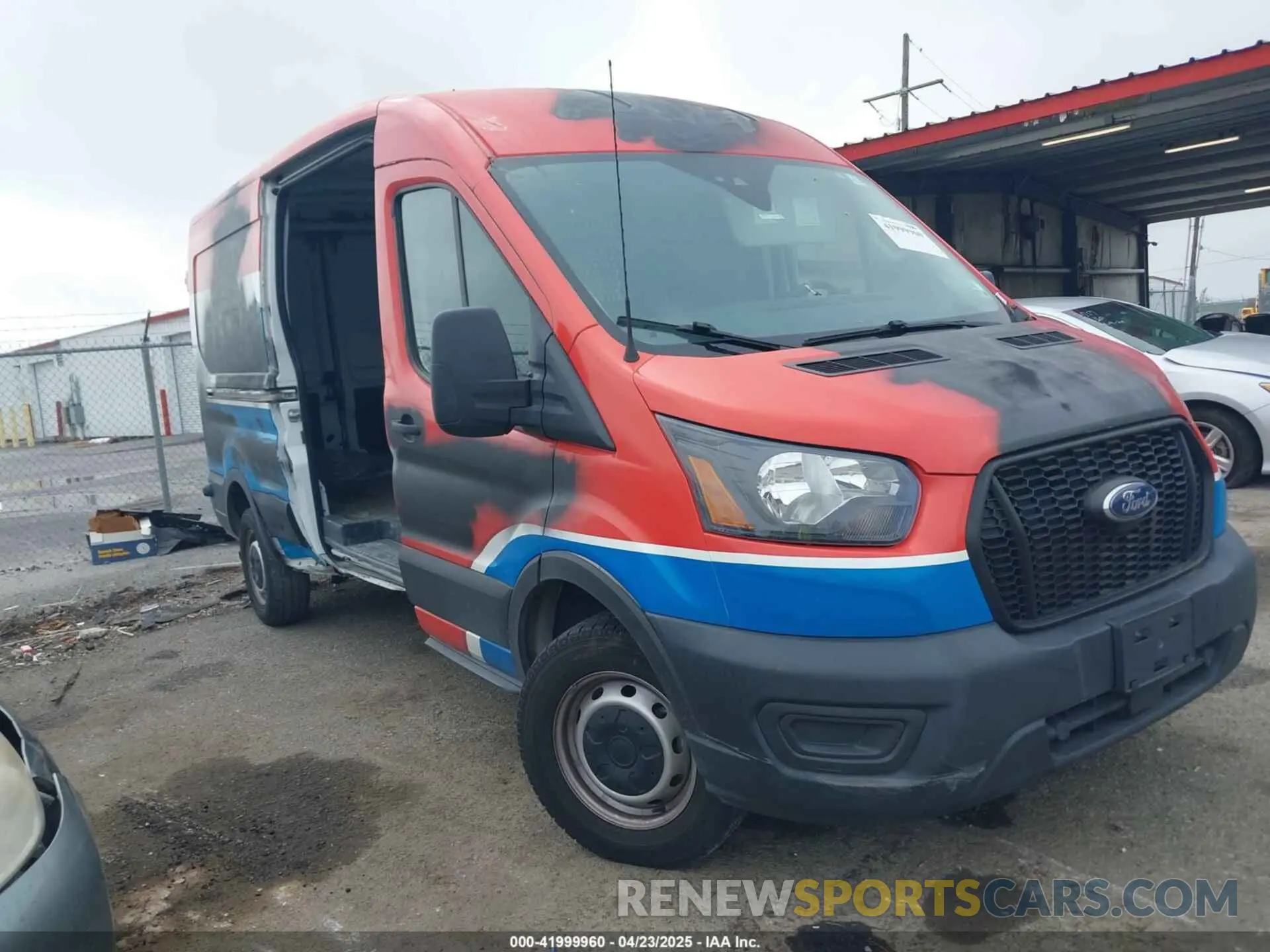 1 Фотография поврежденного автомобиля 1FTBR1C87MKA38664 FORD TRANSIT-250 2021