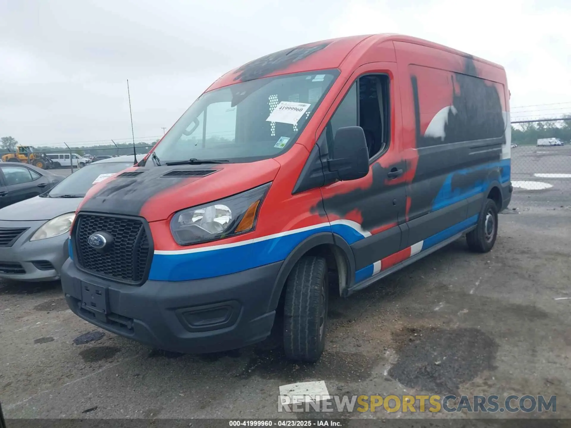 2 Фотография поврежденного автомобиля 1FTBR1C87MKA38664 FORD TRANSIT-250 2021