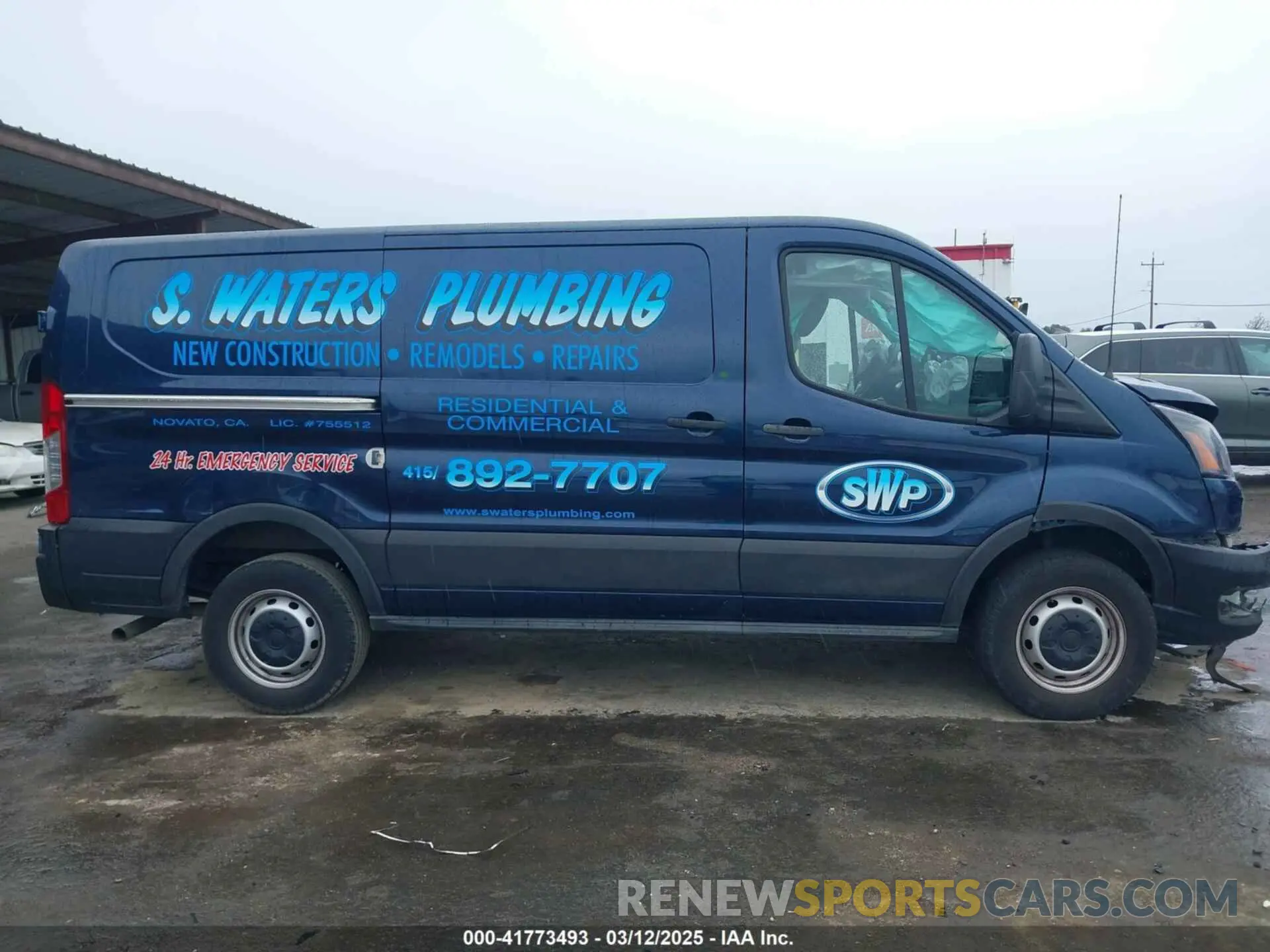 13 Photograph of a damaged car 1FTBR1Y80MKA12125 FORD TRANSIT-250 2021
