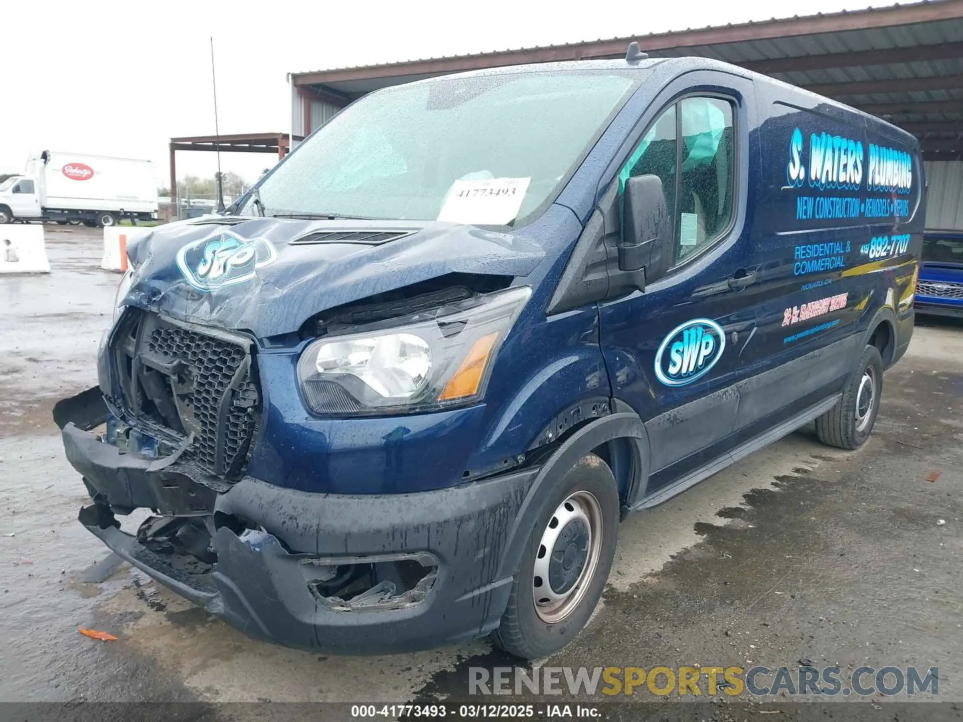 2 Photograph of a damaged car 1FTBR1Y80MKA12125 FORD TRANSIT-250 2021