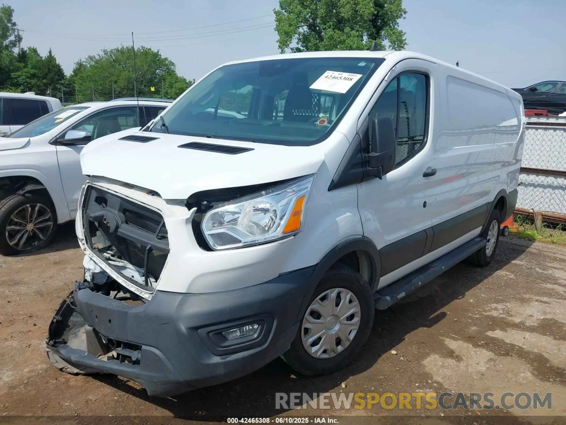 2 Photograph of a damaged car 1FTBR1Y80MKA77248 FORD TRANSIT-250 2021