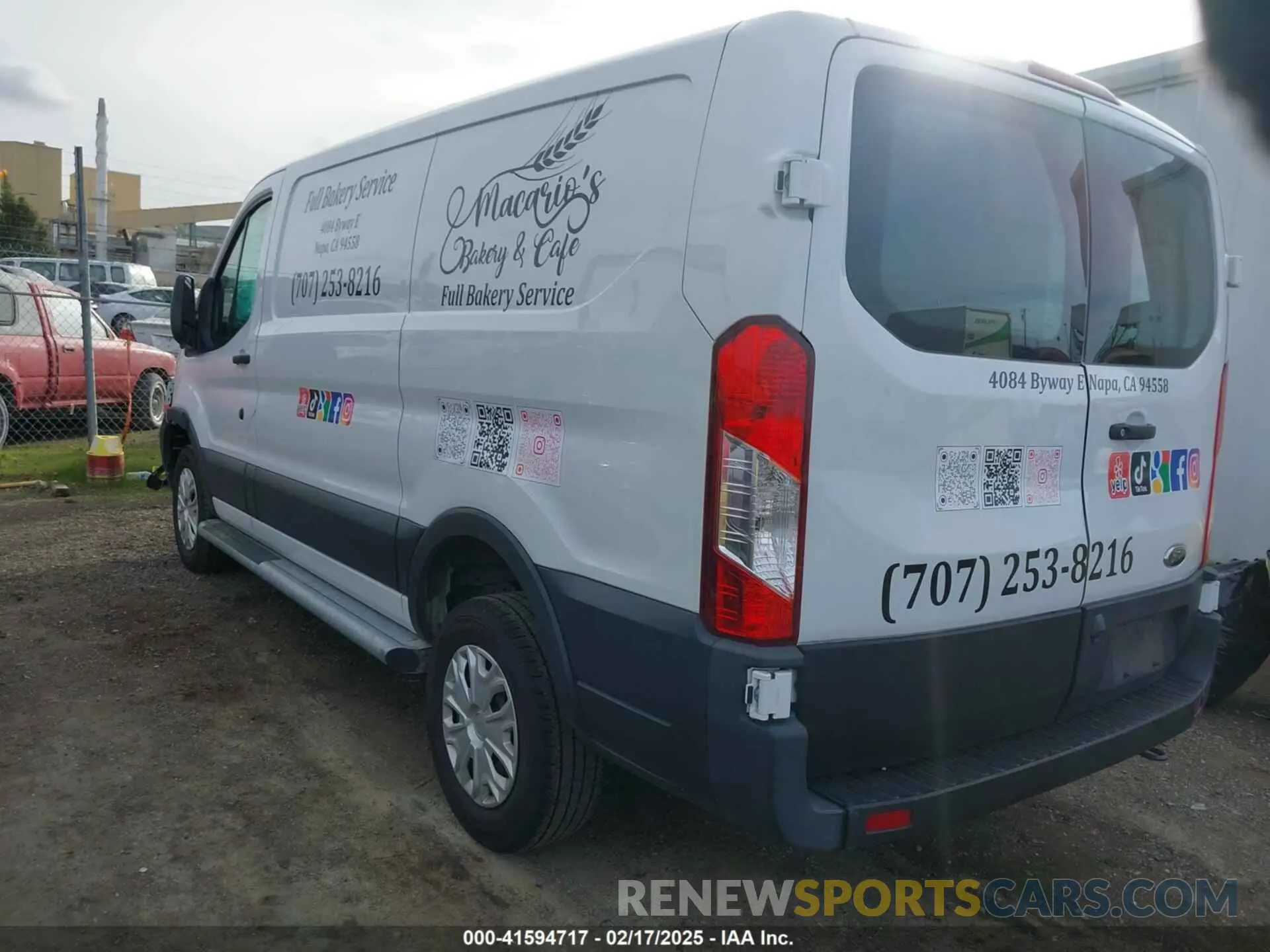 3 Photograph of a damaged car 1FTBR1Y81MKA25014 FORD TRANSIT-250 2021