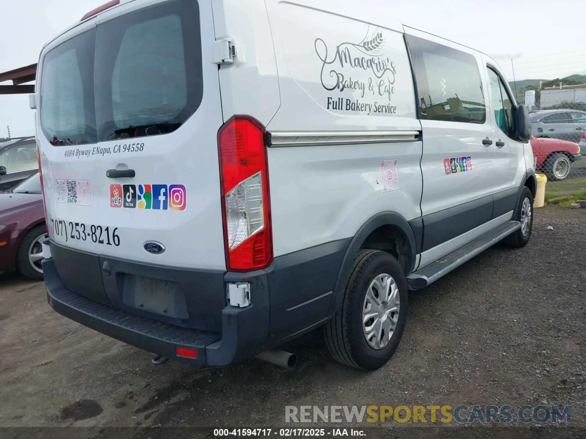 4 Photograph of a damaged car 1FTBR1Y81MKA25014 FORD TRANSIT-250 2021