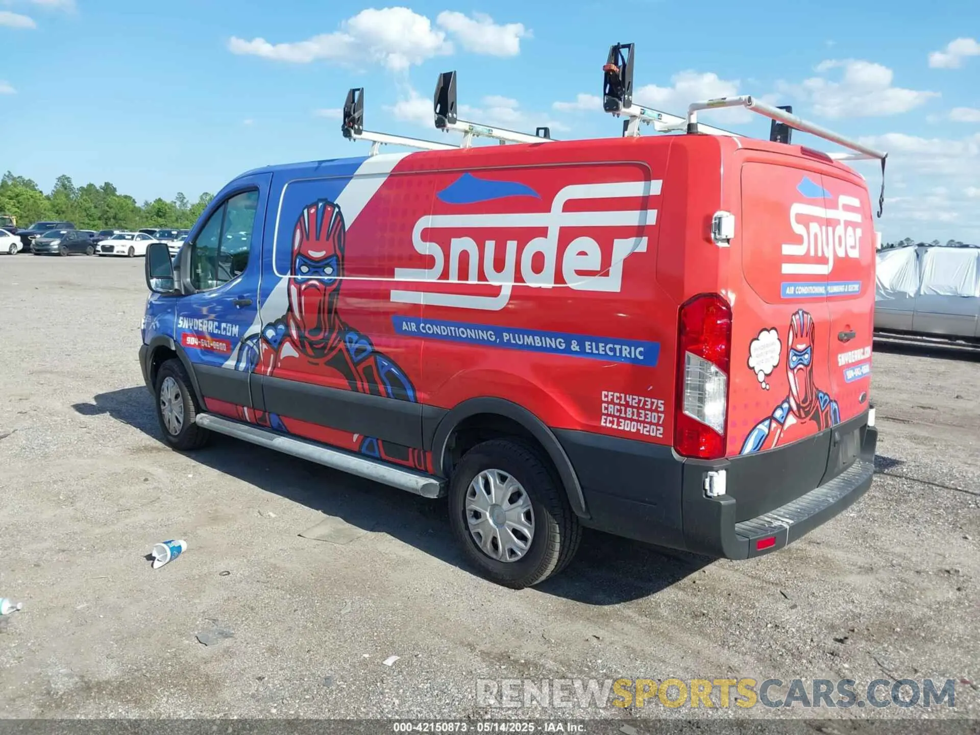 3 Фотография поврежденного автомобиля 1FTBR1Y81MKA26244 FORD TRANSIT-250 2021