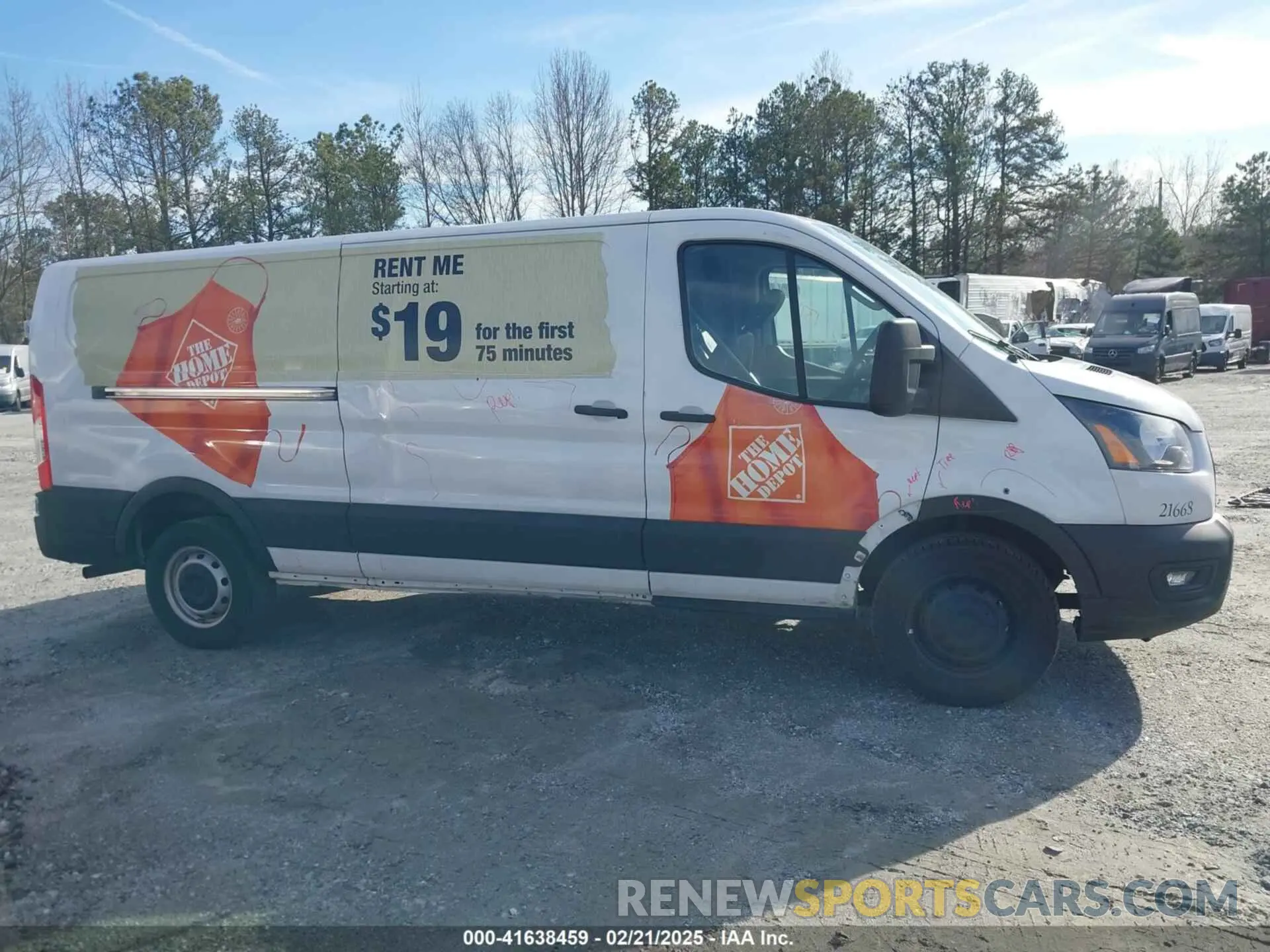 13 Photograph of a damaged car 1FTBR1Y81MKA76335 FORD TRANSIT-250 2021