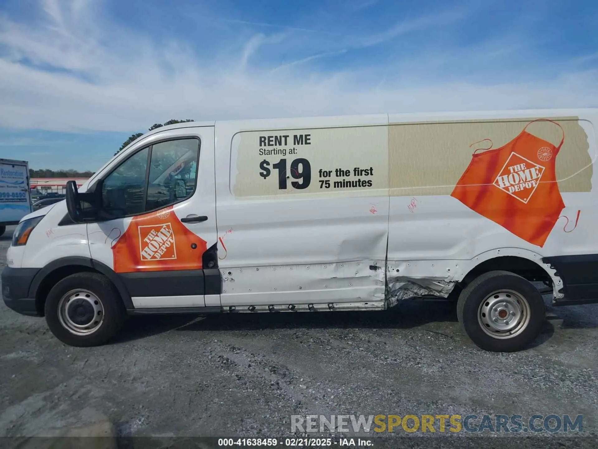 14 Photograph of a damaged car 1FTBR1Y81MKA76335 FORD TRANSIT-250 2021