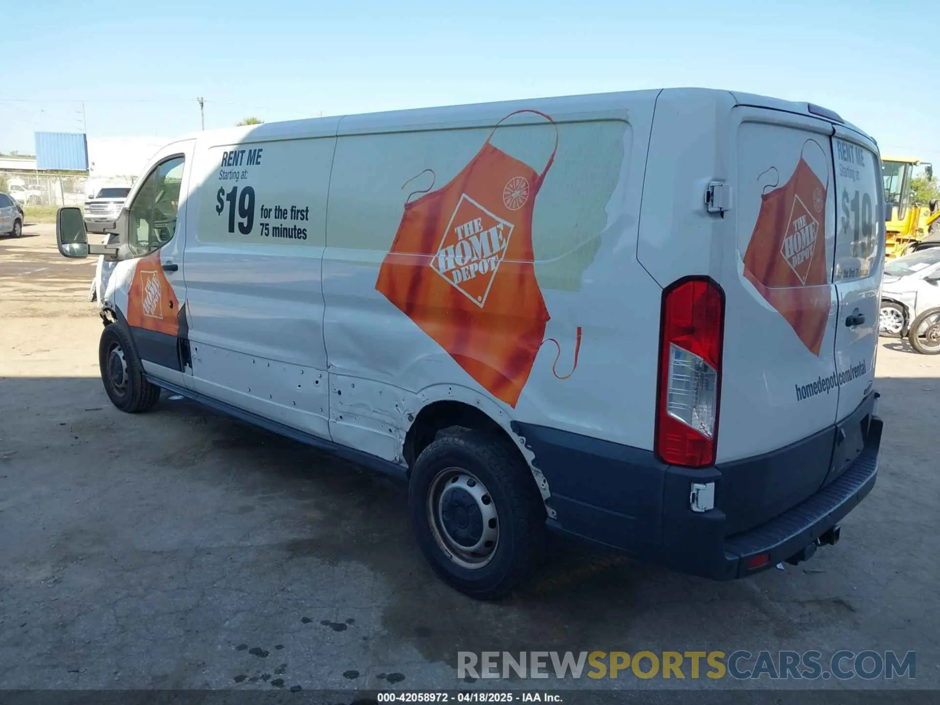 3 Фотография поврежденного автомобиля 1FTBR1Y82MKA53386 FORD TRANSIT-250 2021