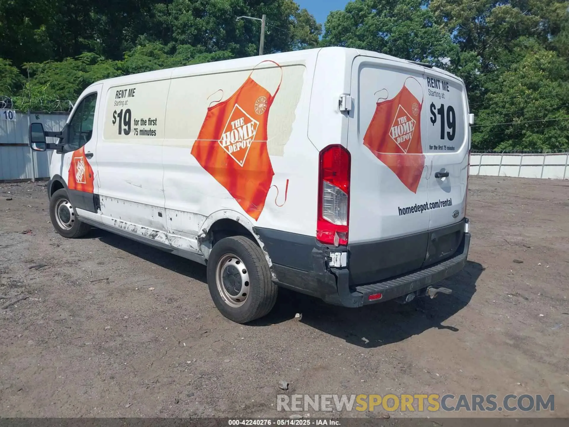 3 Фотография поврежденного автомобиля 1FTBR1Y83MKA76305 FORD TRANSIT-250 2021