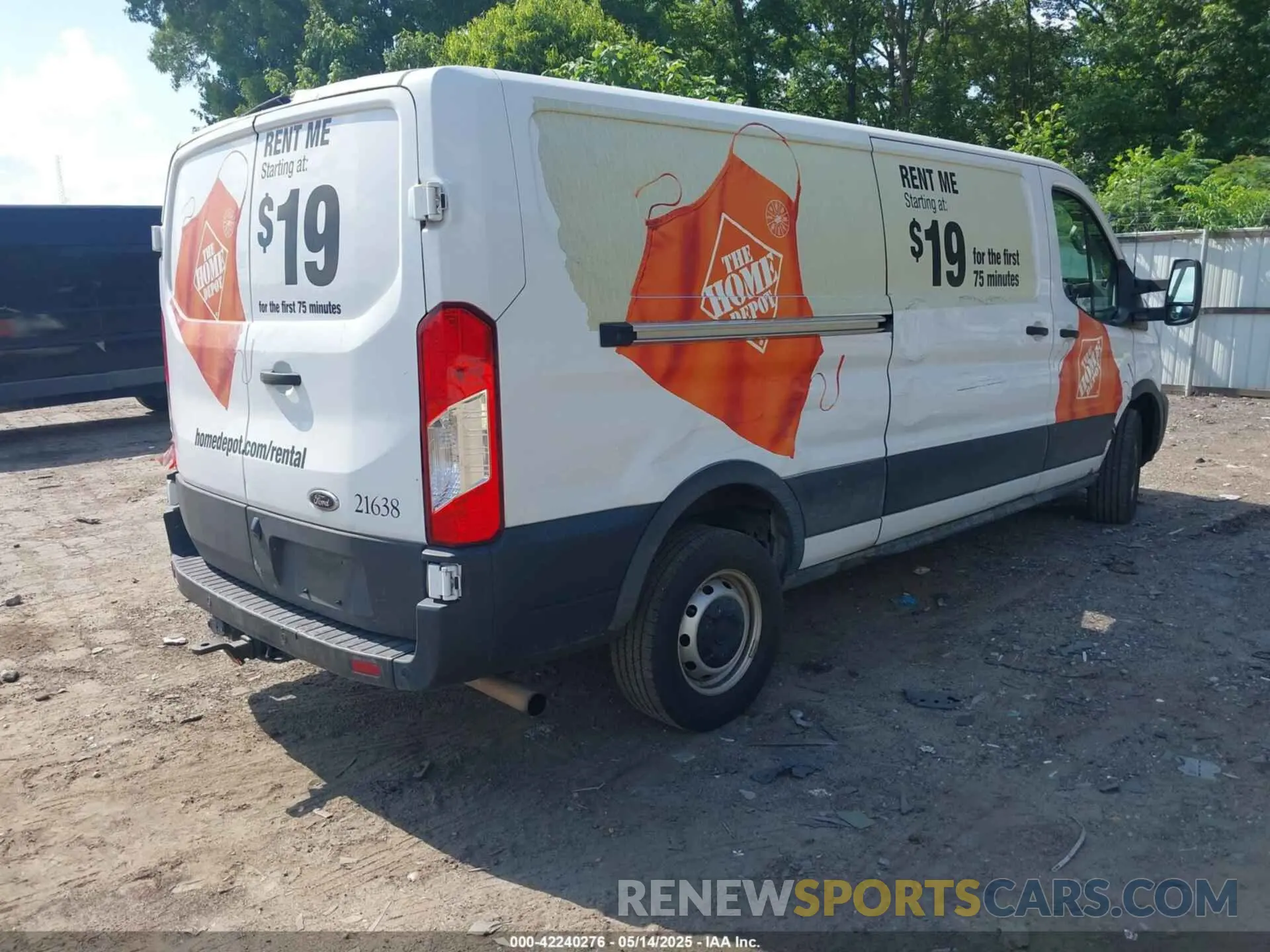 4 Фотография поврежденного автомобиля 1FTBR1Y83MKA76305 FORD TRANSIT-250 2021
