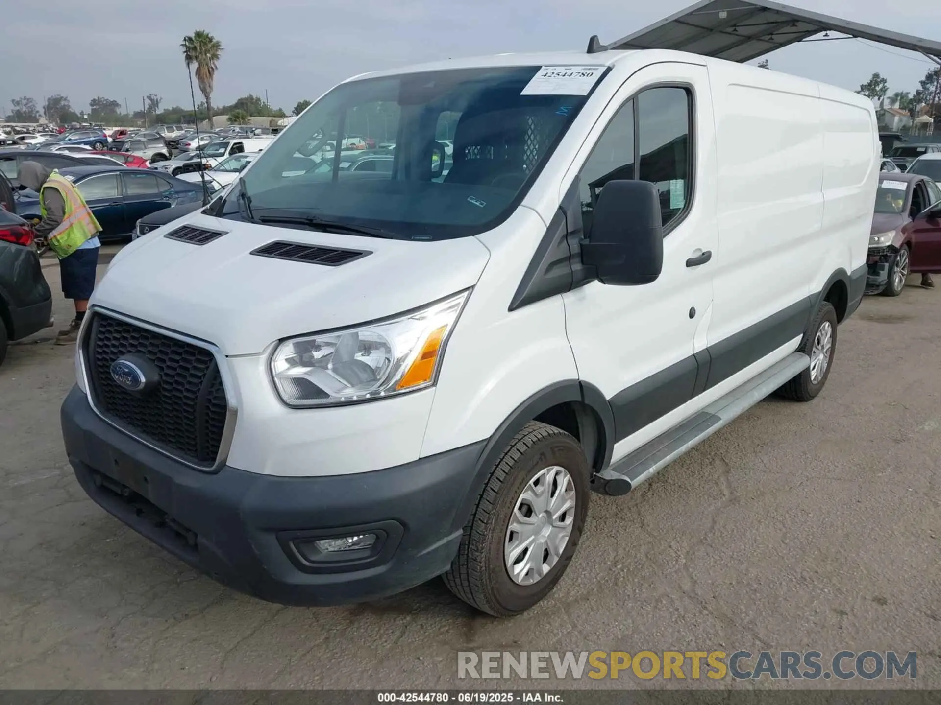 2 Photograph of a damaged car 1FTBR1Y85MKA69355 FORD TRANSIT-250 2021