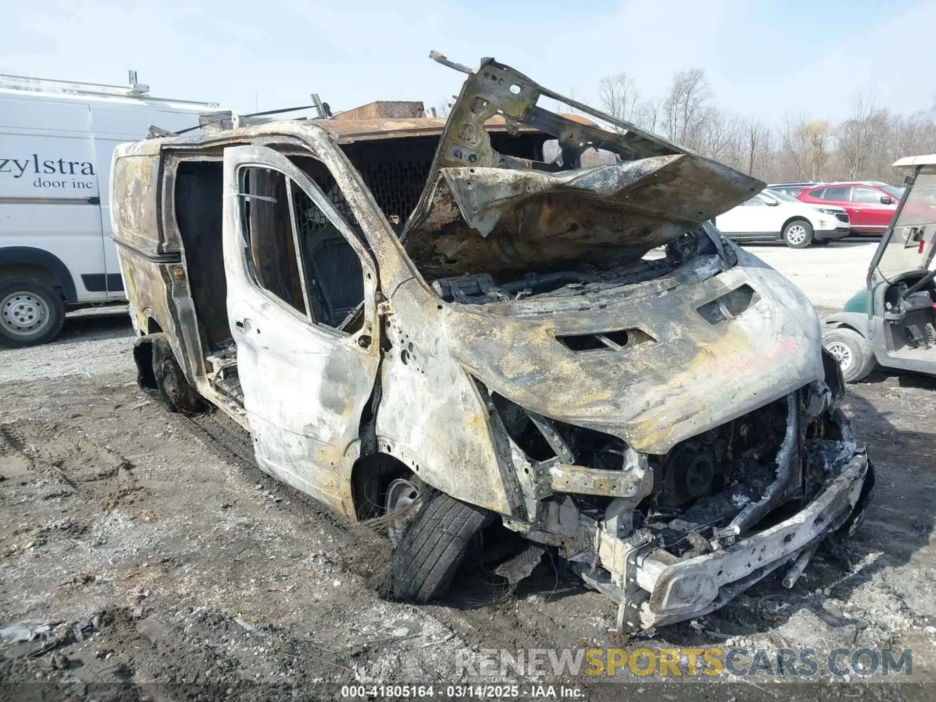 1 Photograph of a damaged car 1FTBR1YGXMKA98700 FORD TRANSIT-250 2021