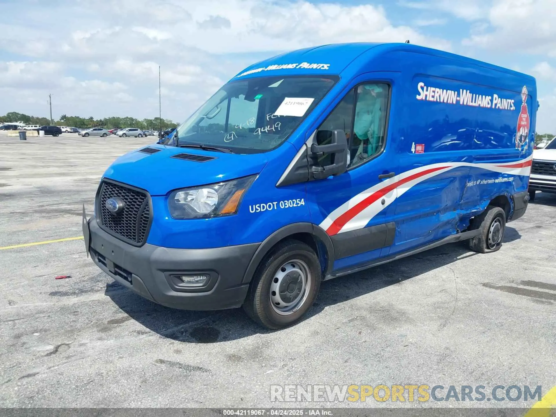2 Photograph of a damaged car 1FTBR1C8XNKA09449 FORD TRANSIT-250 2022