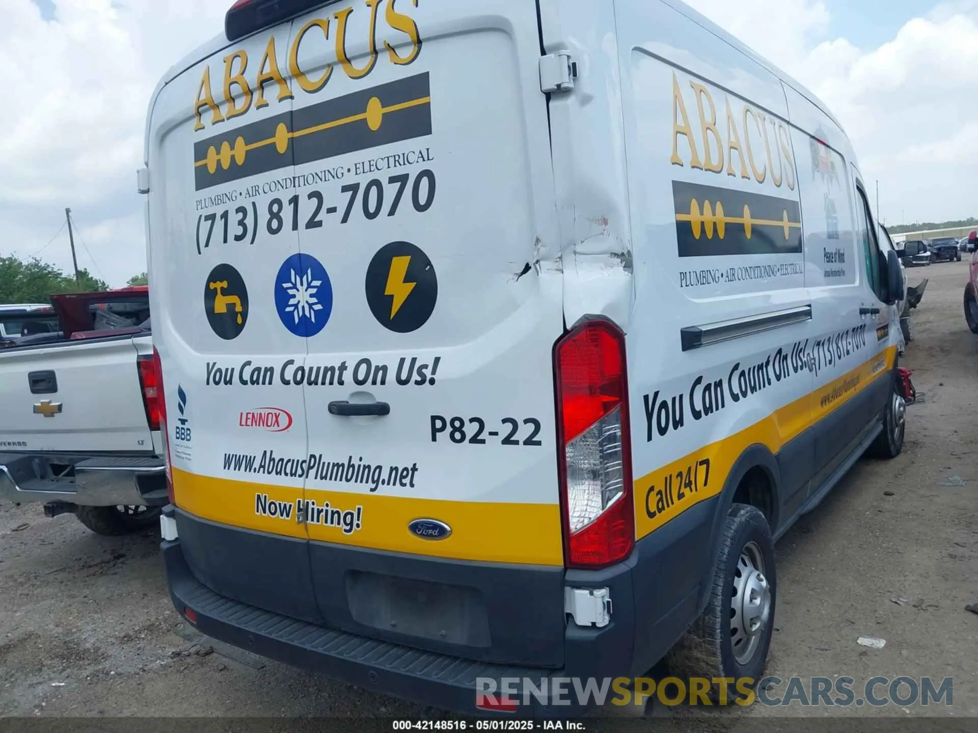 4 Photograph of a damaged car 1FTBR1CG2NKA12529 FORD TRANSIT-250 2022