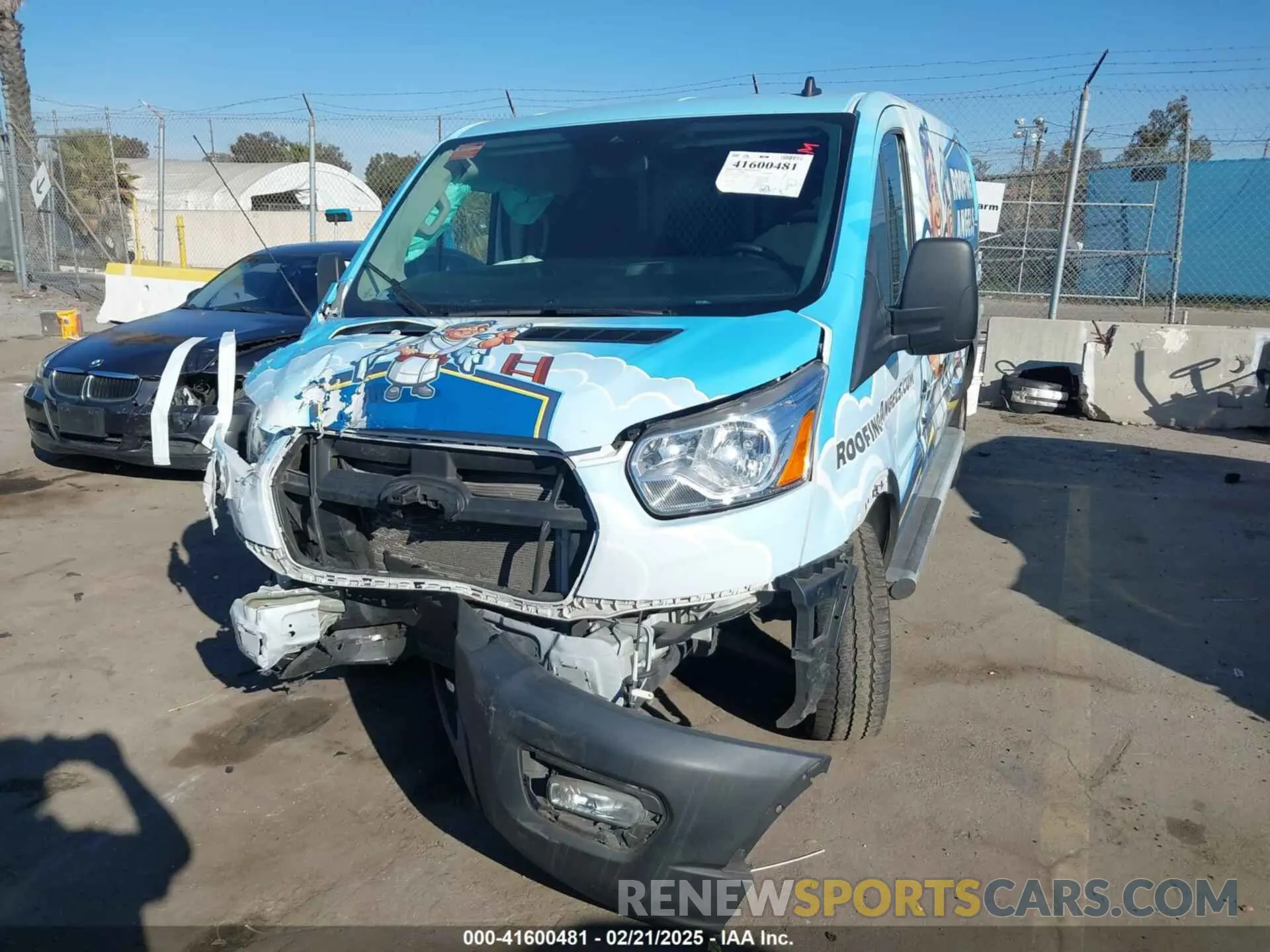 2 Фотография поврежденного автомобиля 1FTBR1Y82NKA51638 FORD TRANSIT-250 2022