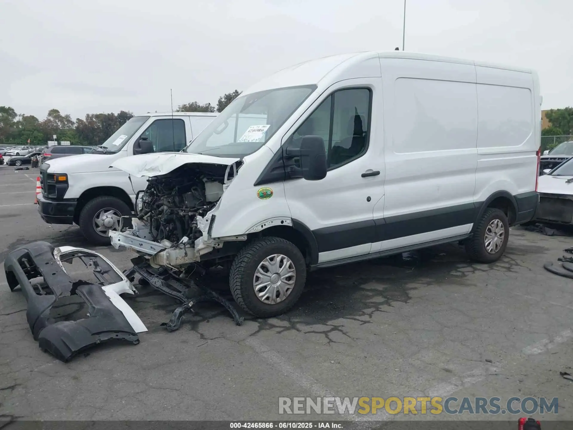 2 Photograph of a damaged car 1FTBR1C86PKA02758 FORD TRANSIT-250 2023