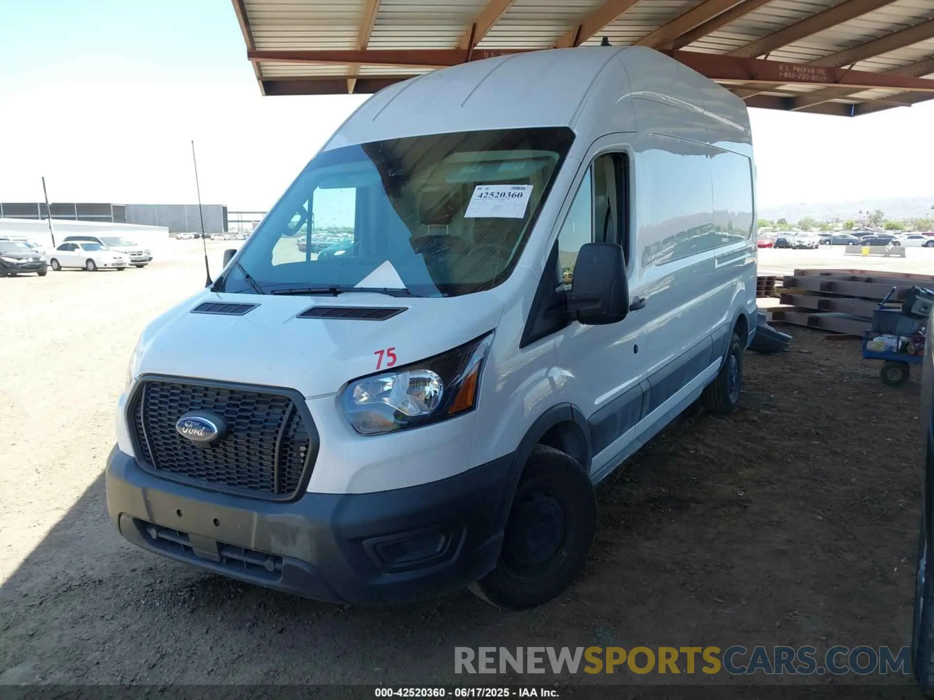 2 Фотография поврежденного автомобиля 1FTBR1X87PKB01454 FORD TRANSIT-250 2023