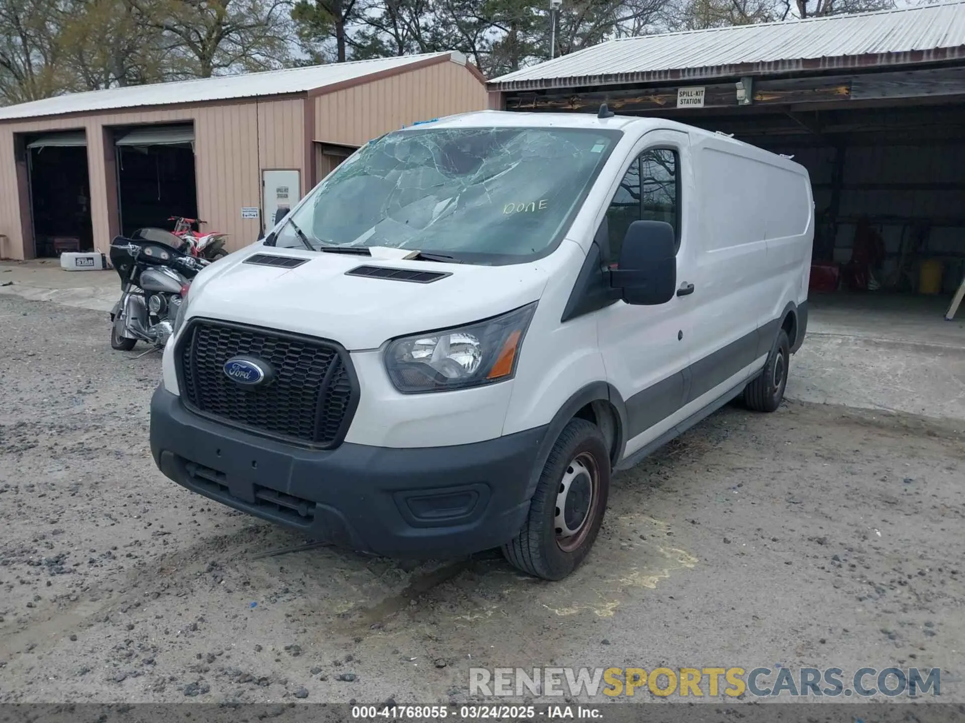 2 Photograph of a damaged car 1FTBR1Y85PKA34934 FORD TRANSIT-250 2023