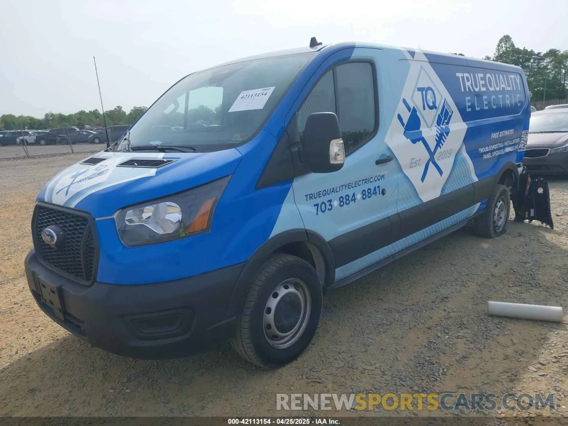 2 Фотография поврежденного автомобиля 1FTBR1Y85PKC03205 FORD TRANSIT-250 2023