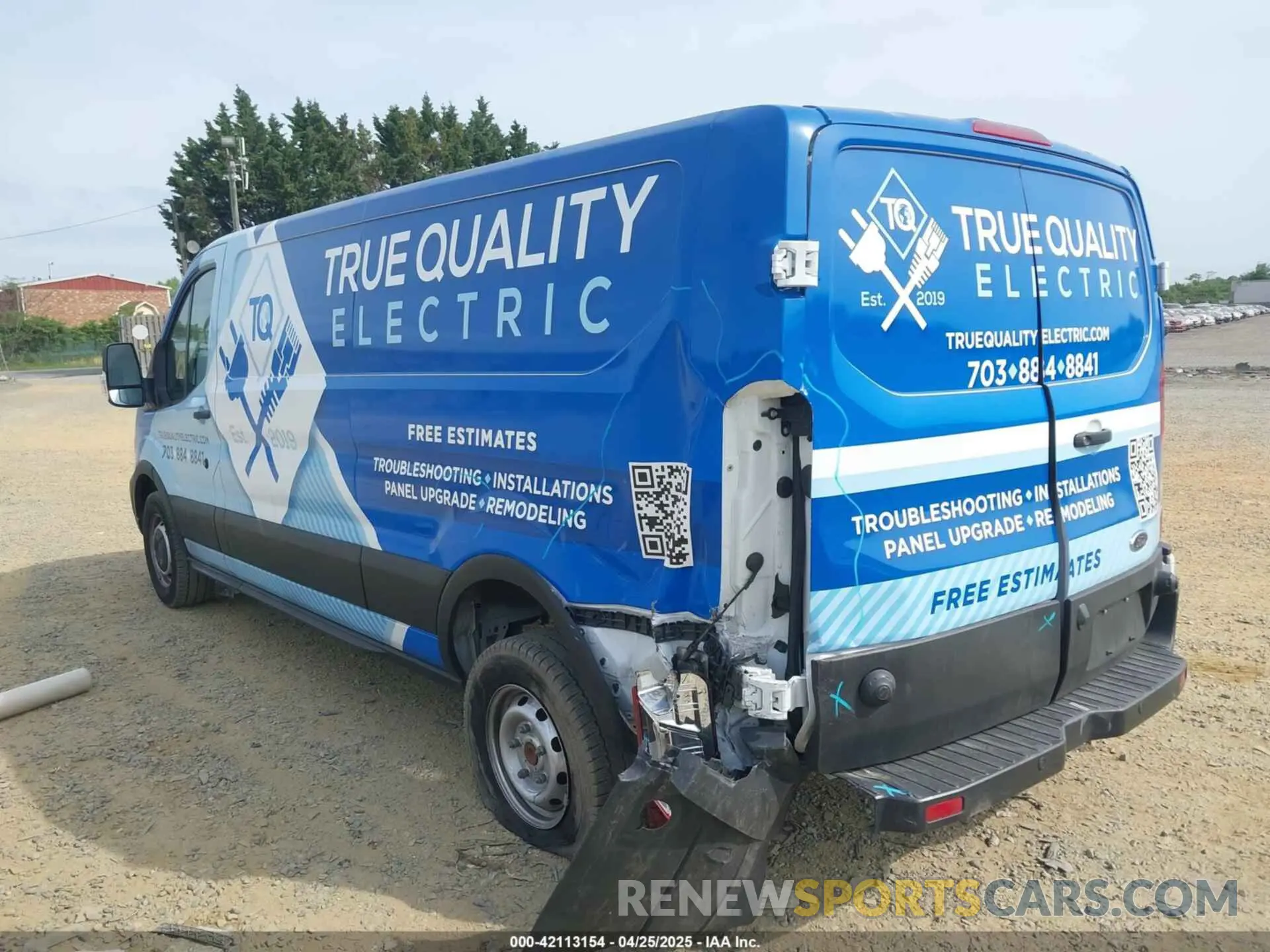 3 Фотография поврежденного автомобиля 1FTBR1Y85PKC03205 FORD TRANSIT-250 2023
