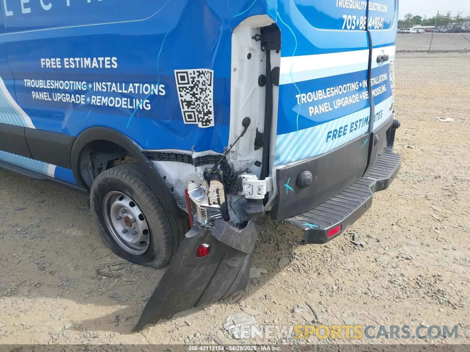 6 Фотография поврежденного автомобиля 1FTBR1Y85PKC03205 FORD TRANSIT-250 2023