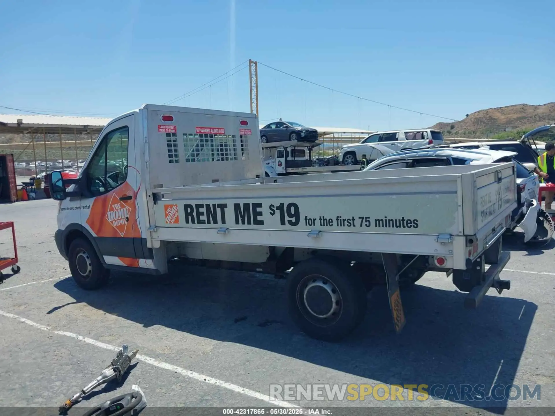 15 Photograph of a damaged car 1FDYR5ZM0KKA40755 FORD TRANSIT-250 CAB 2019