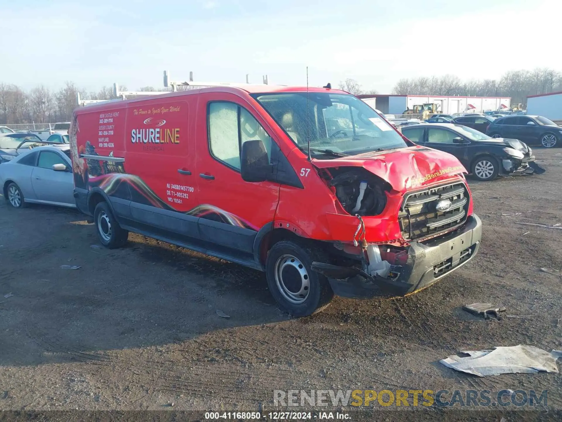 1 Фотография поврежденного автомобиля 1FTBR1Y83LKB49056 FORD TRANSIT-250 CARGO VAN 2020
