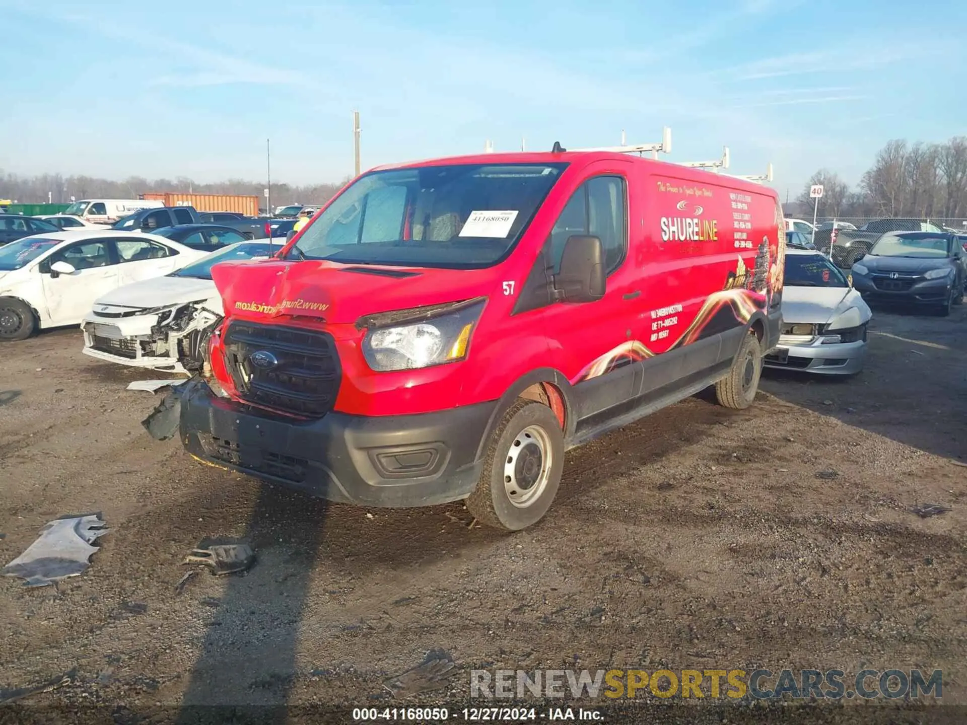 2 Фотография поврежденного автомобиля 1FTBR1Y83LKB49056 FORD TRANSIT-250 CARGO VAN 2020