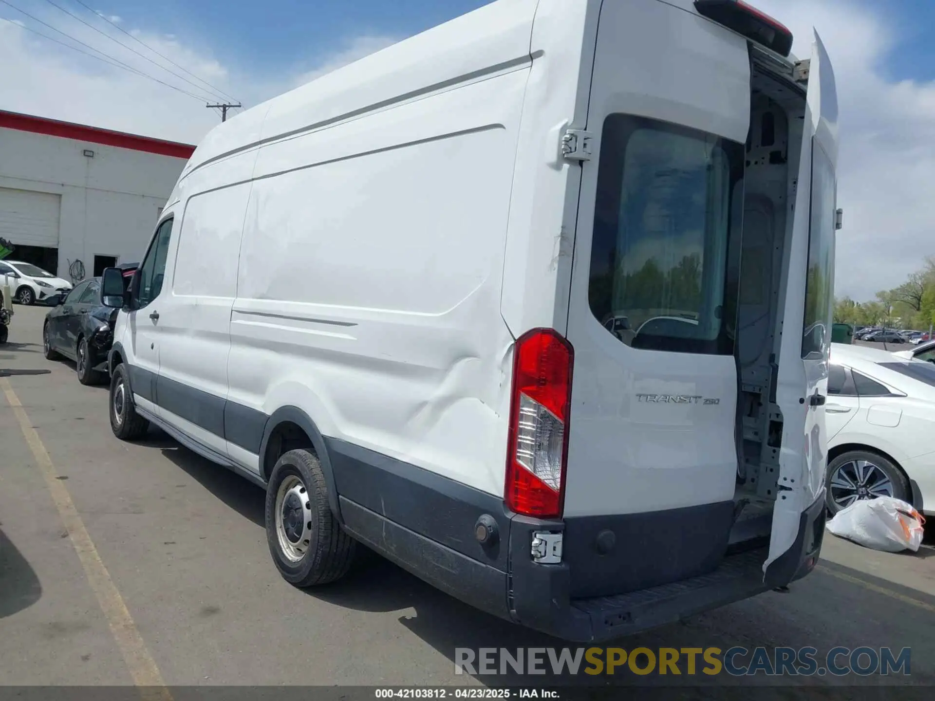 3 Photograph of a damaged car 1FTBR3X87LKB54483 FORD TRANSIT-250 CARGO VAN 2020