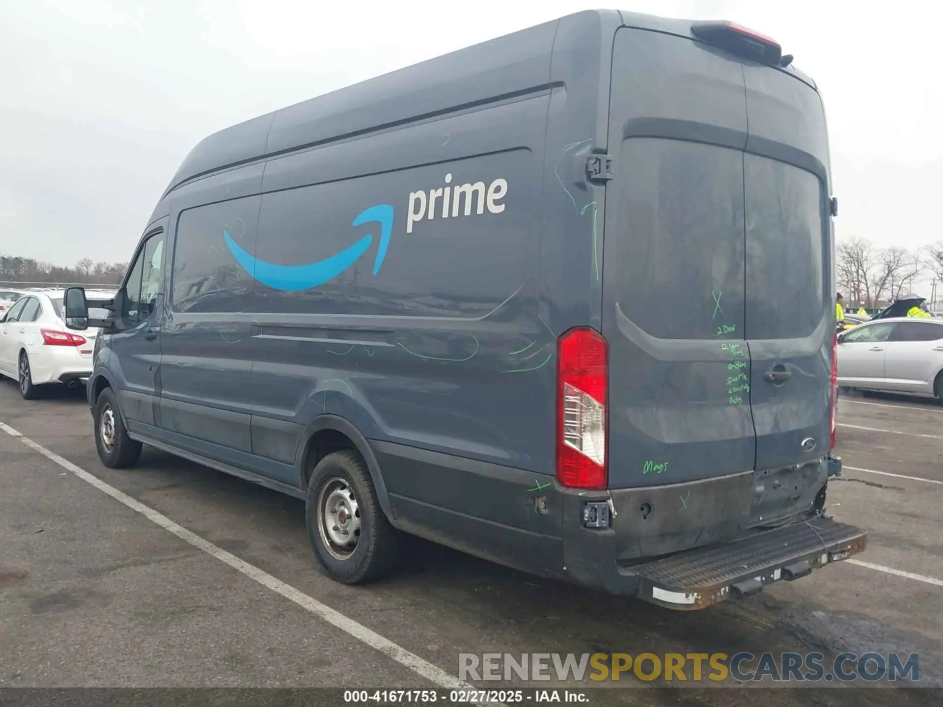 3 Фотография поврежденного автомобиля 1FTBR3X87MKA56961 FORD TRANSIT-250 CARGO VAN 2021