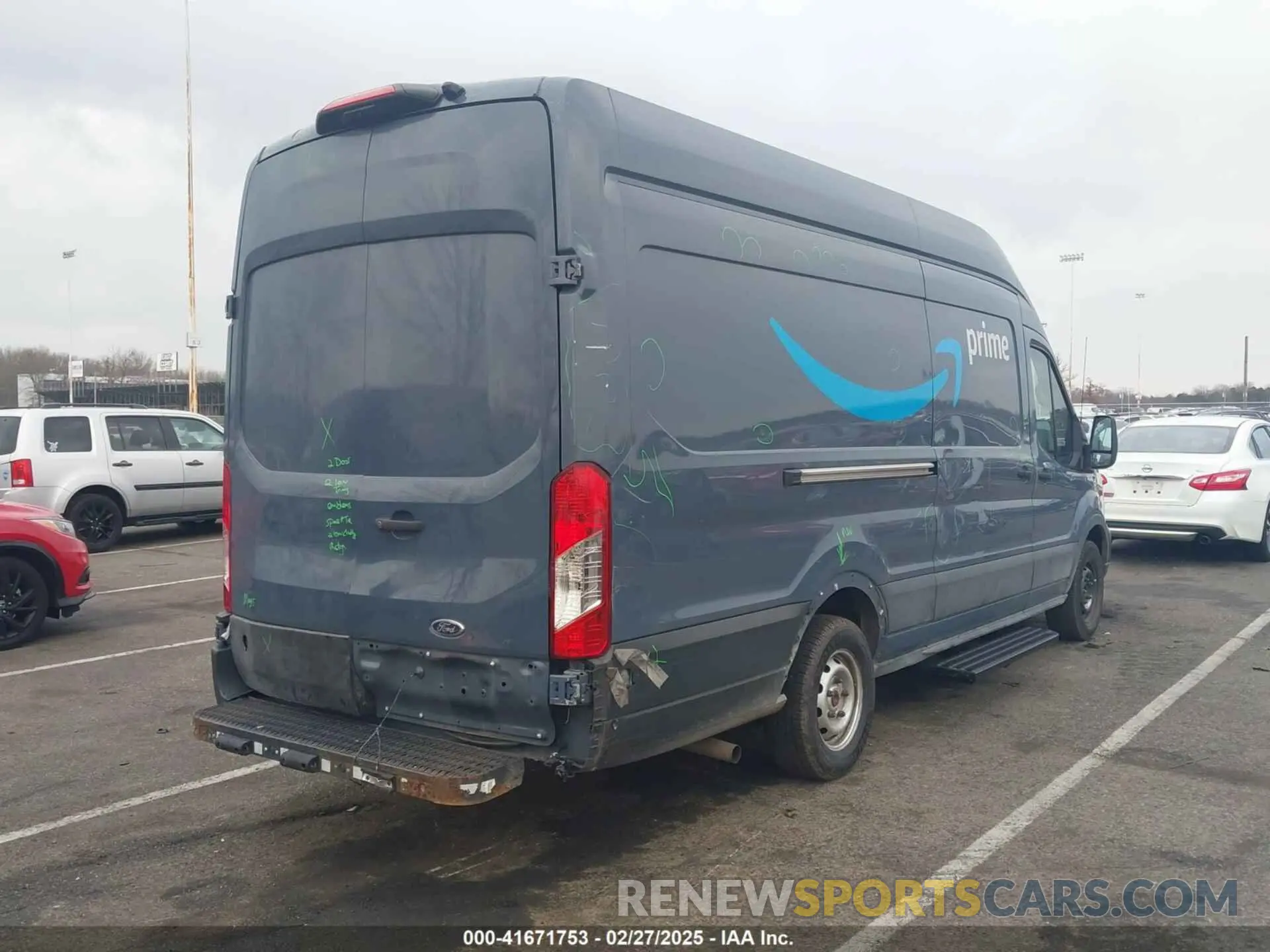 4 Фотография поврежденного автомобиля 1FTBR3X87MKA56961 FORD TRANSIT-250 CARGO VAN 2021