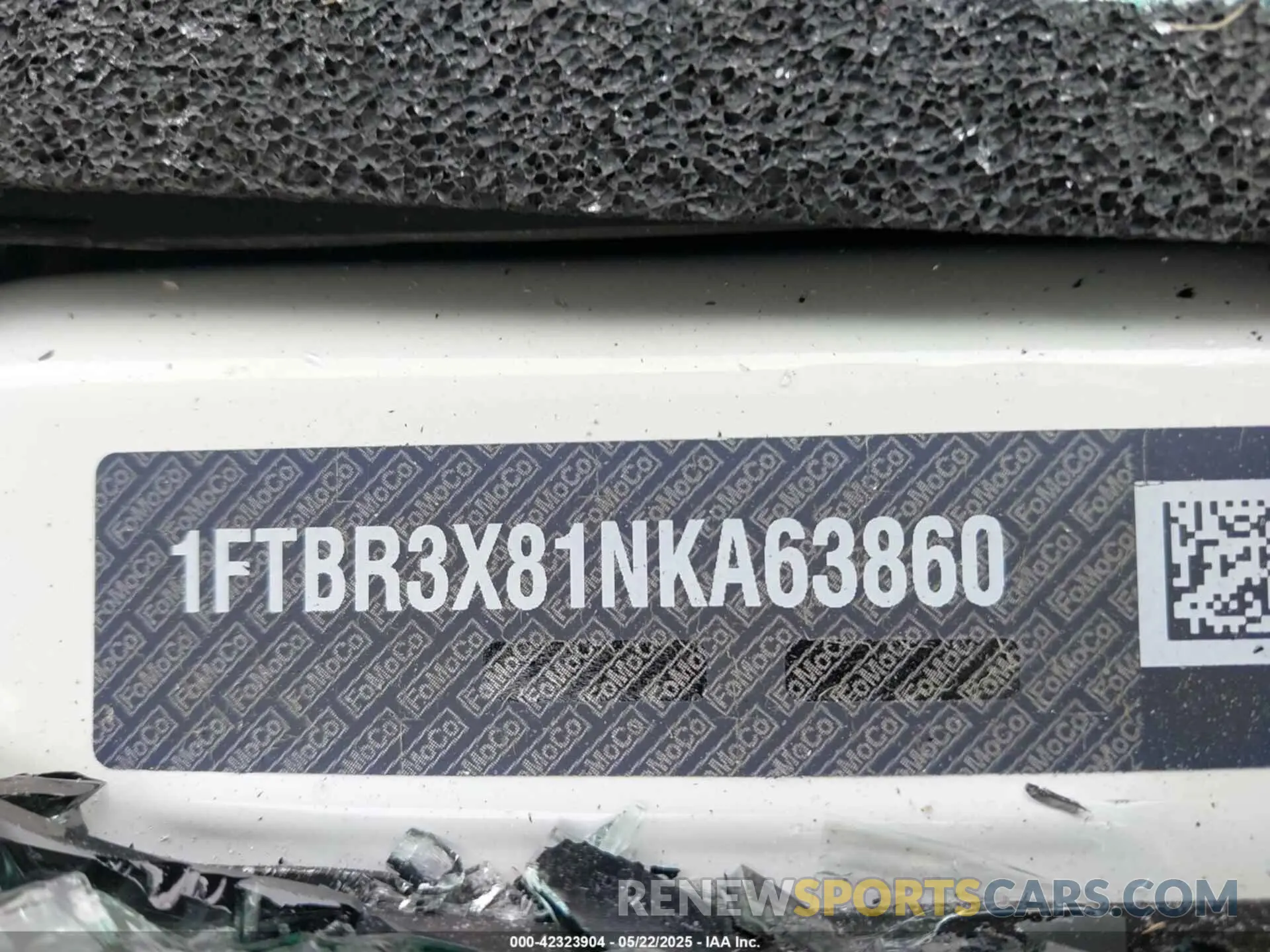 9 Фотография поврежденного автомобиля 1FTBR3X81NKA63860 FORD TRANSIT-250 CARGO VAN 2022