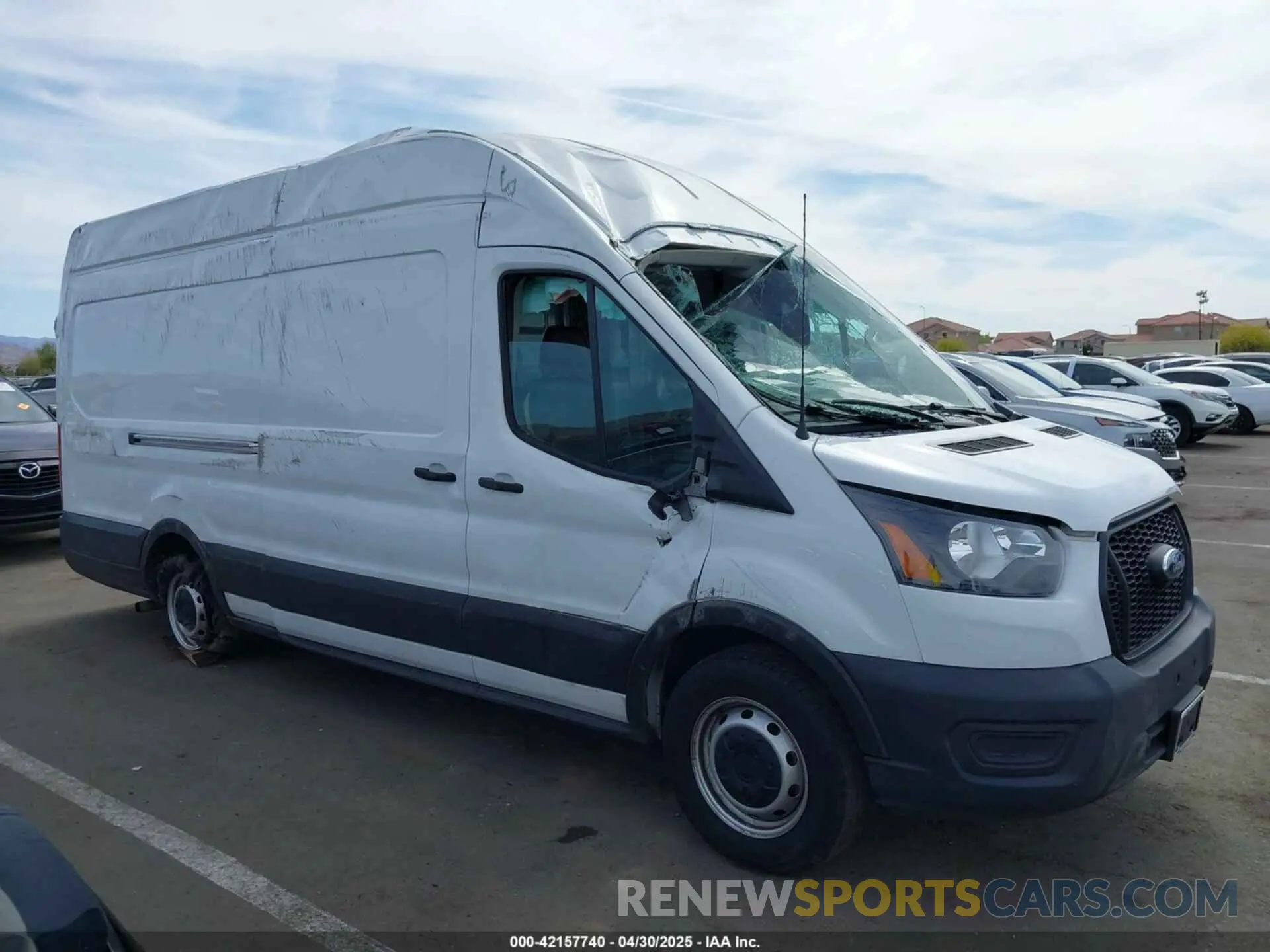 1 Photograph of a damaged car 1FTBR3XGXNKA36454 FORD TRANSIT-250 CARGO VAN 2022