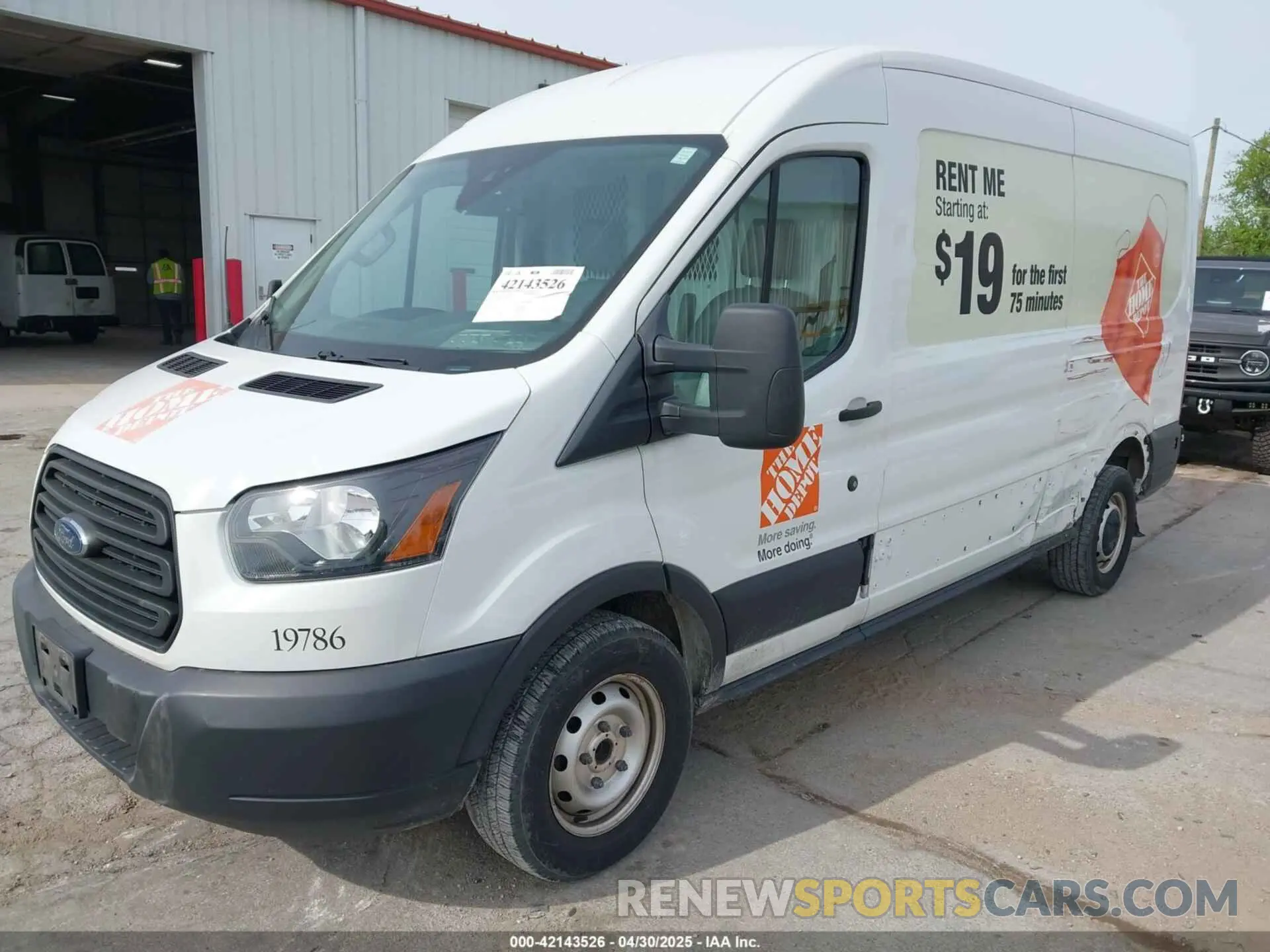 2 Фотография поврежденного автомобиля 1FTBW2CM6KKB73059 FORD TRANSIT-350 2019