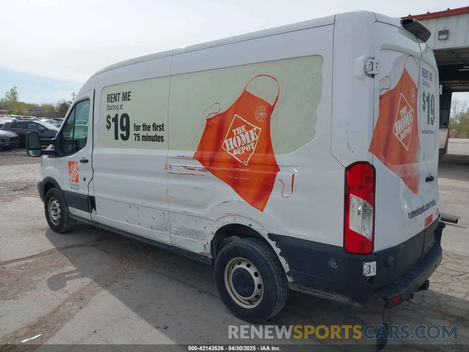3 Фотография поврежденного автомобиля 1FTBW2CM6KKB73059 FORD TRANSIT-350 2019