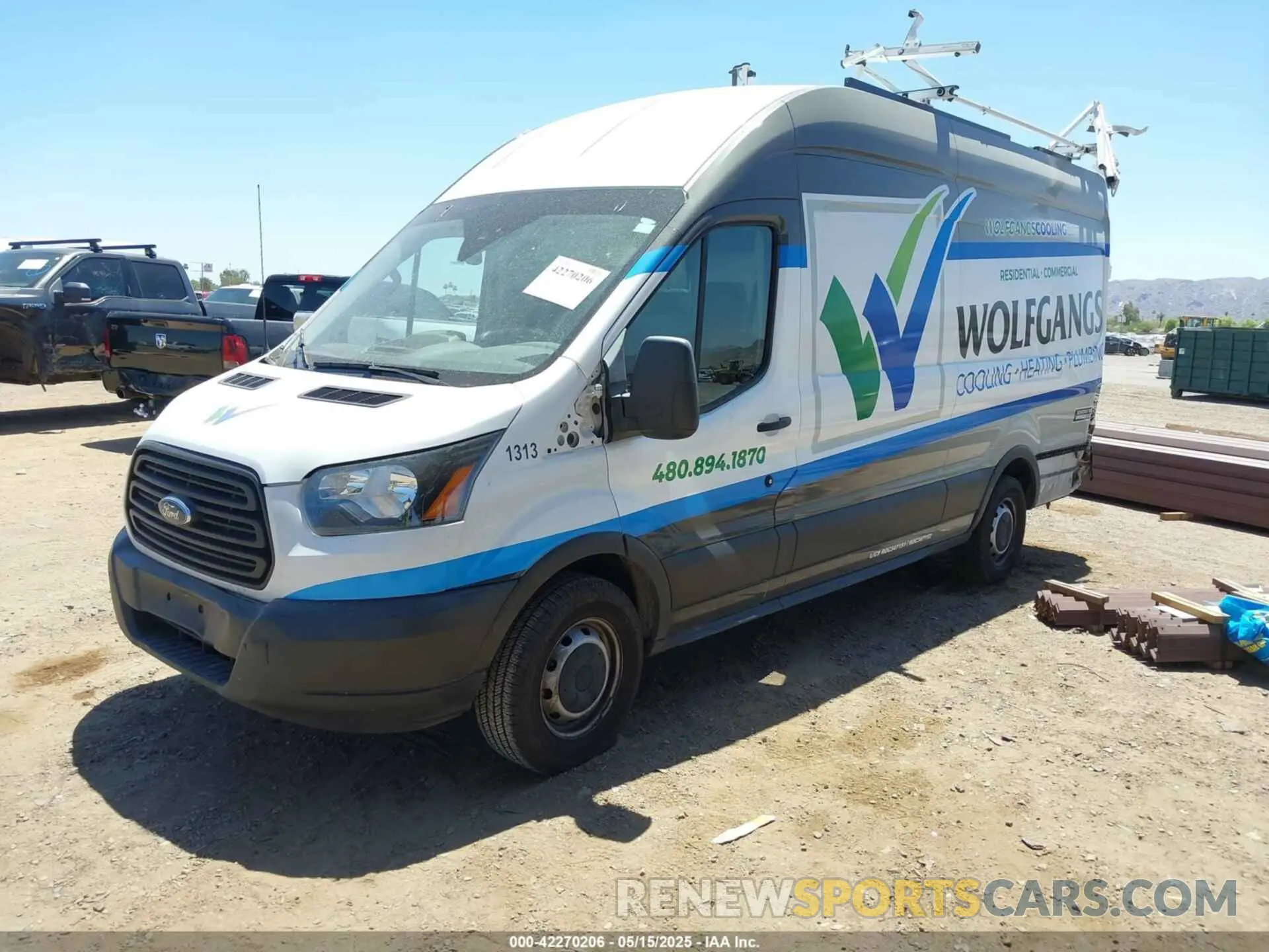 2 Photograph of a damaged car 1FTBW3XG5KKA31313 FORD TRANSIT-350 2019