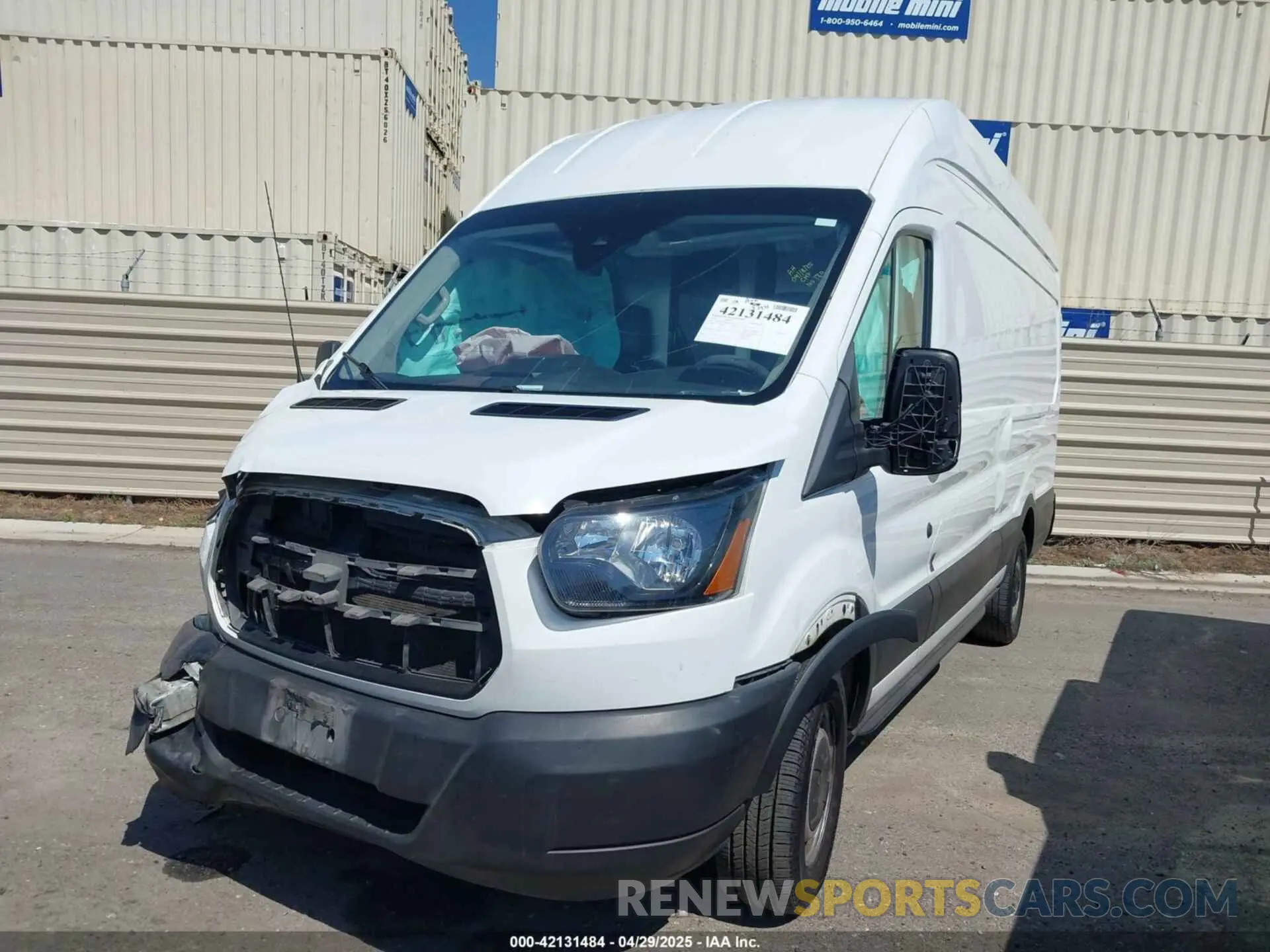 2 Photograph of a damaged car 1FTBW3XMXKKB74344 FORD TRANSIT-350 2019