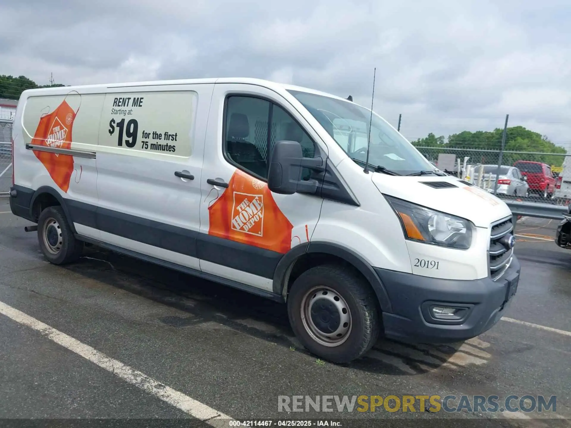 1 Фотография поврежденного автомобиля 1FTBW1Y80LKA52678 FORD TRANSIT-350 2020