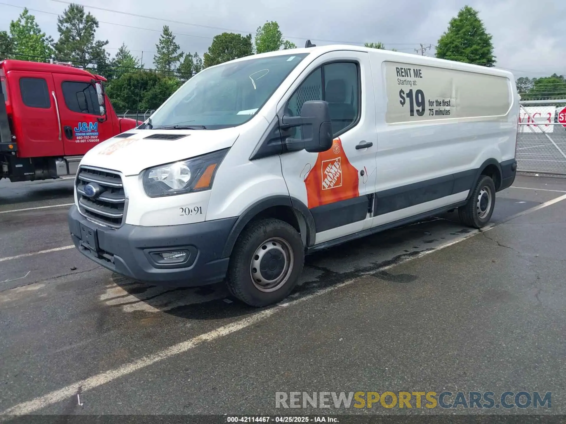 2 Фотография поврежденного автомобиля 1FTBW1Y80LKA52678 FORD TRANSIT-350 2020