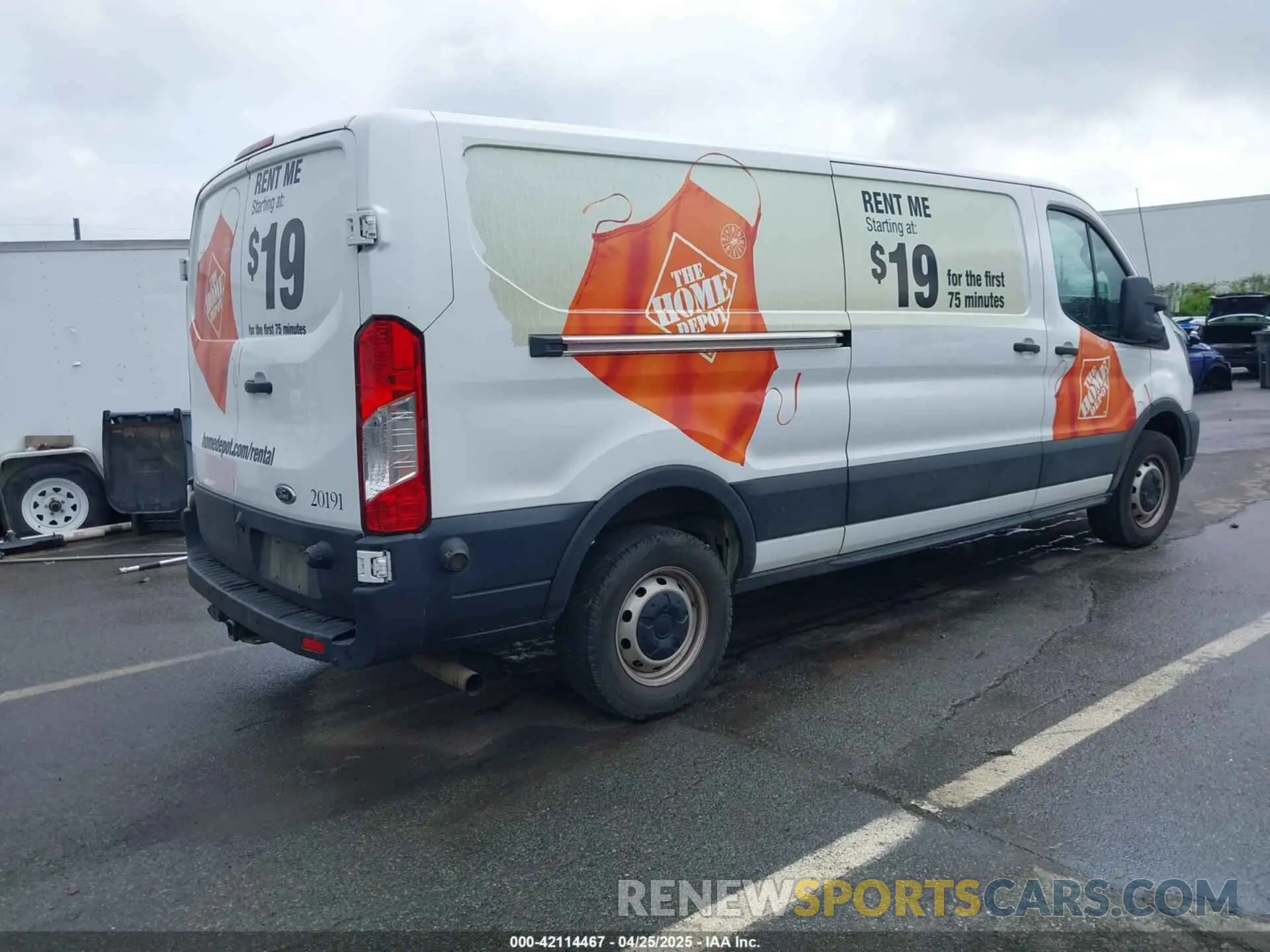 4 Фотография поврежденного автомобиля 1FTBW1Y80LKA52678 FORD TRANSIT-350 2020