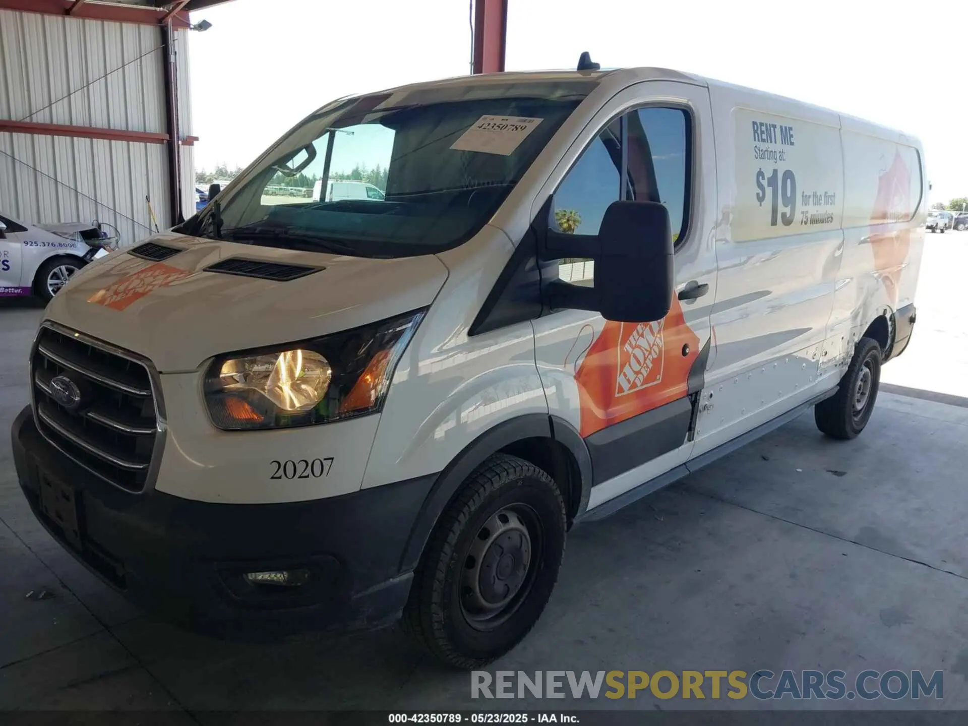 2 Photograph of a damaged car 1FTBW1Y89LKA52694 FORD TRANSIT-350 2020