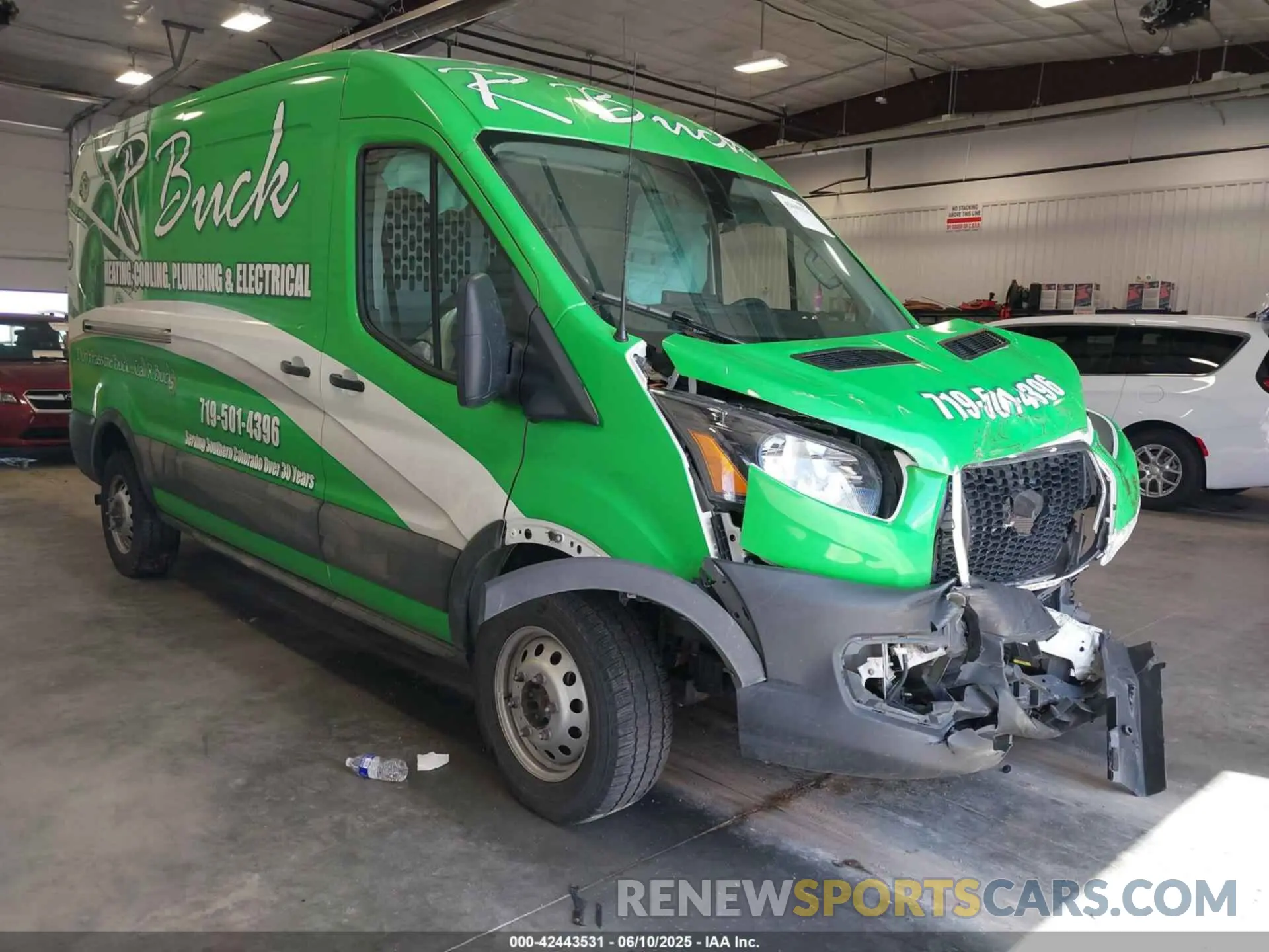 1 Фотография поврежденного автомобиля 1FTBW2C88PKB27307 FORD TRANSIT-350 2023