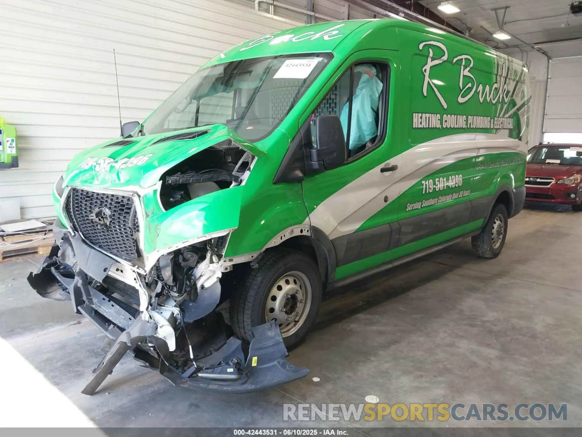 2 Фотография поврежденного автомобиля 1FTBW2C88PKB27307 FORD TRANSIT-350 2023