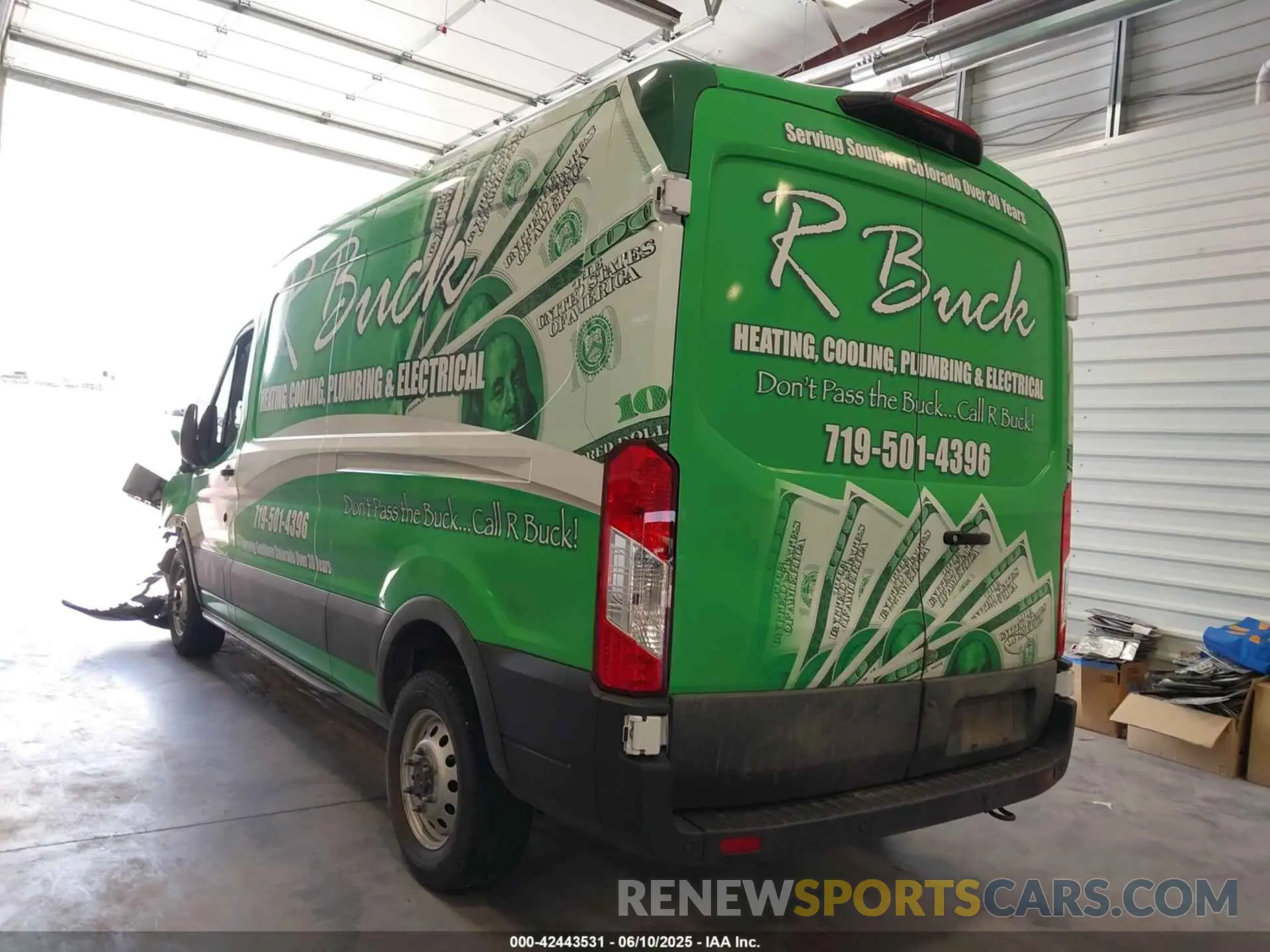 3 Фотография поврежденного автомобиля 1FTBW2C88PKB27307 FORD TRANSIT-350 2023
